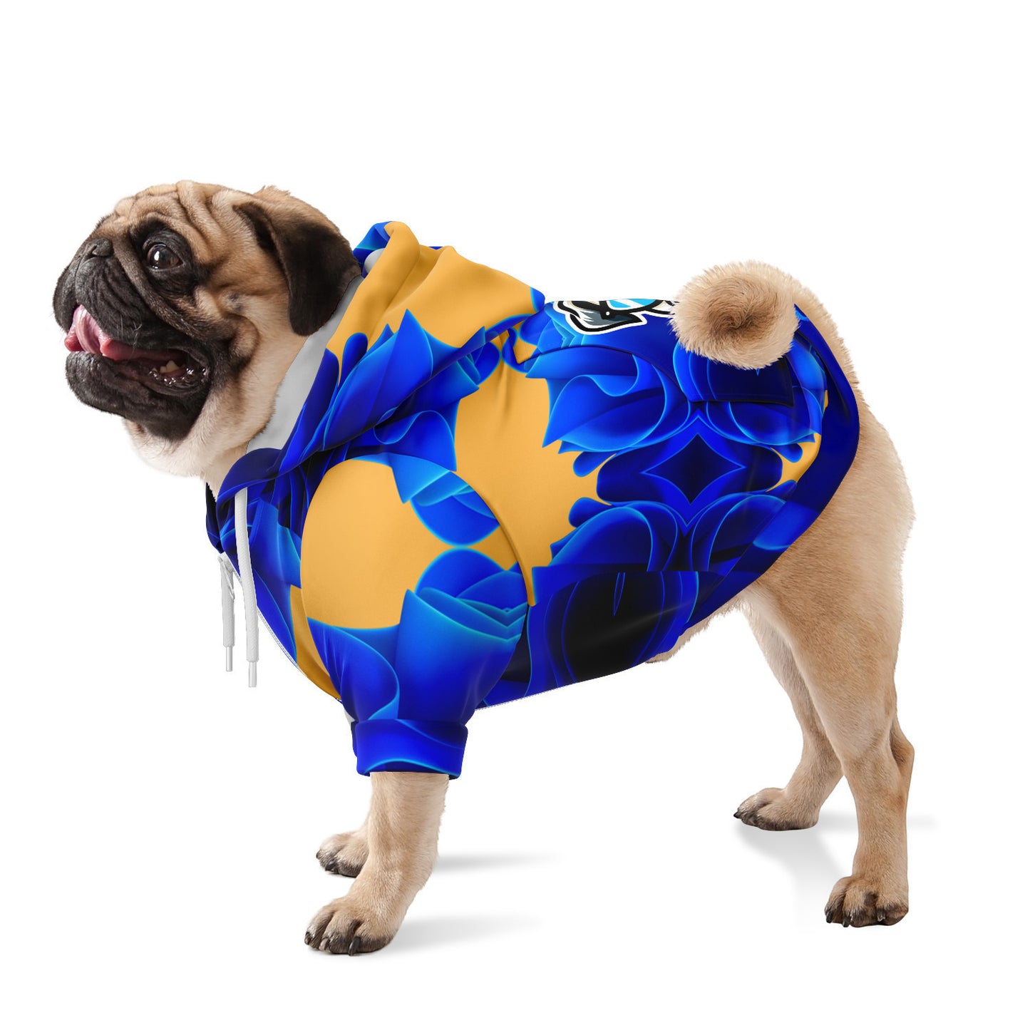 Hermes - Pug Zip-Up Hoodie