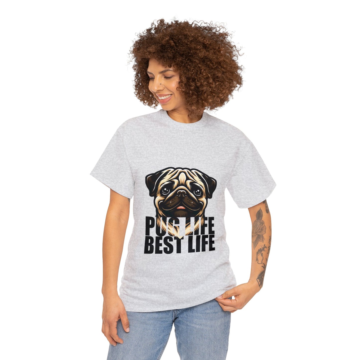 Button - Unisex Cotton T-Shirt