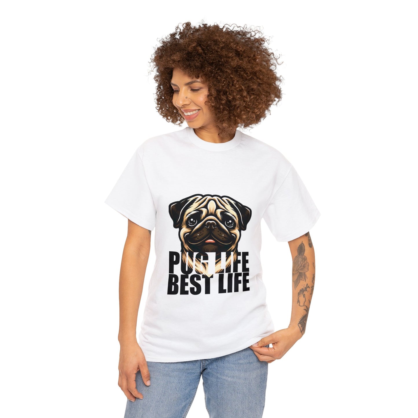 Button - Unisex Cotton T-Shirt
