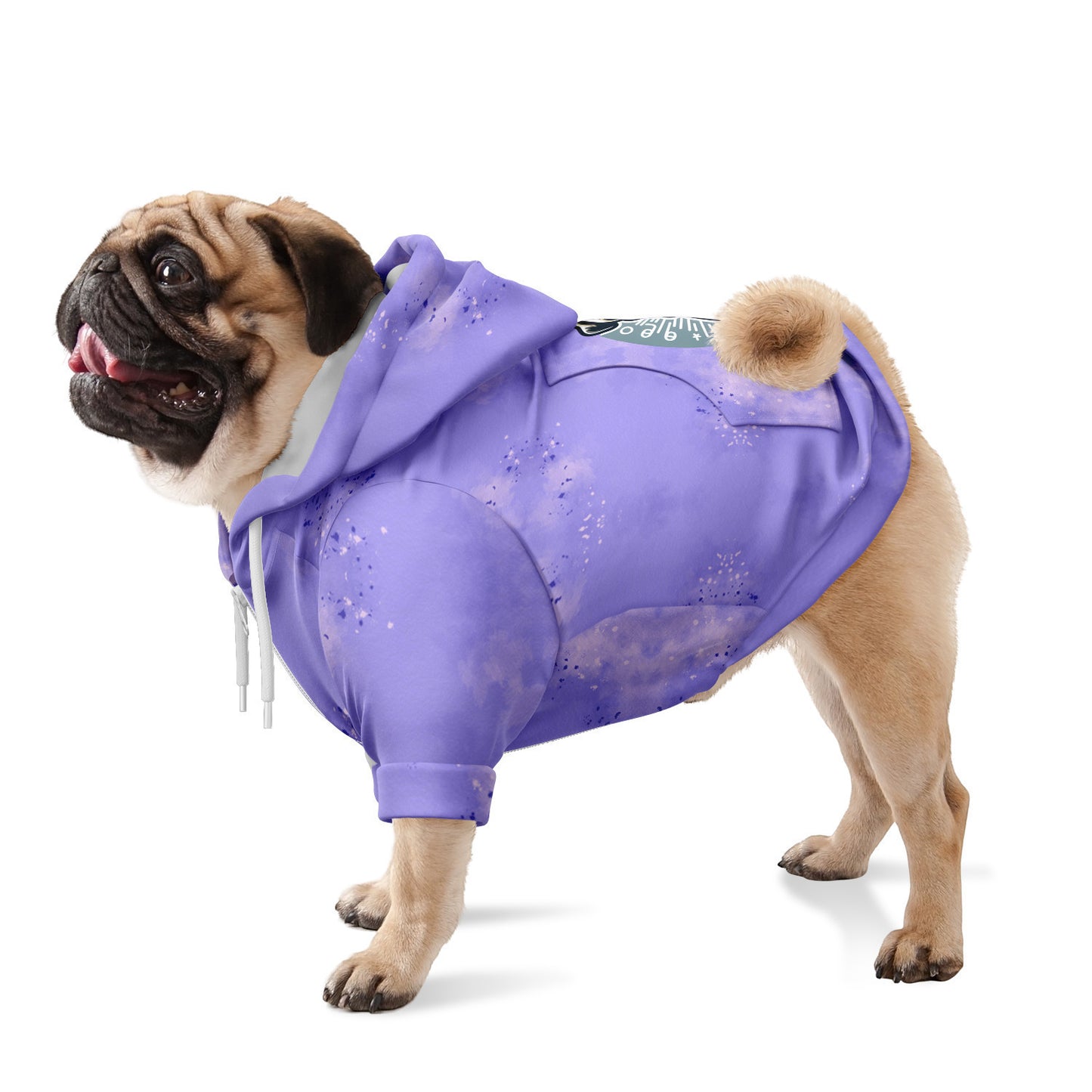Carson - Pug Zip-Up Hoodie