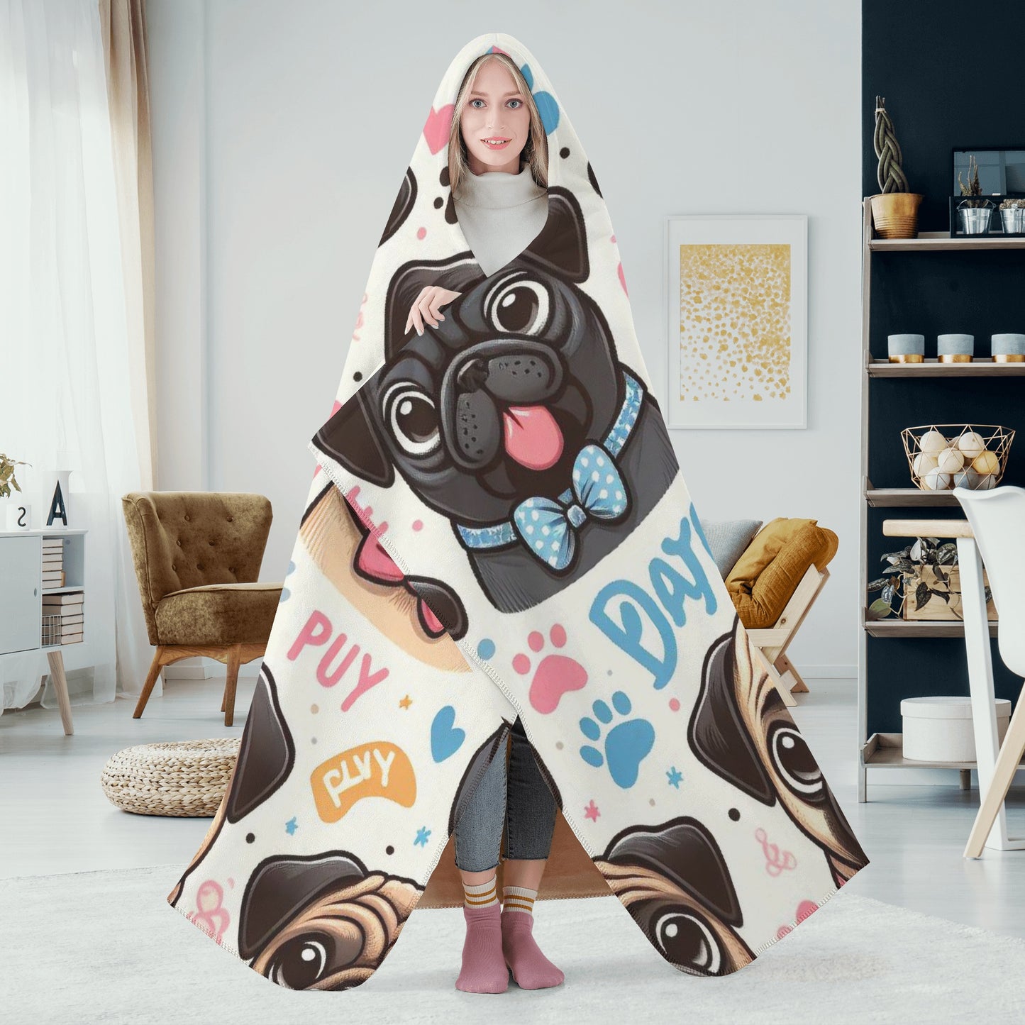 Button - Hooded Blanket