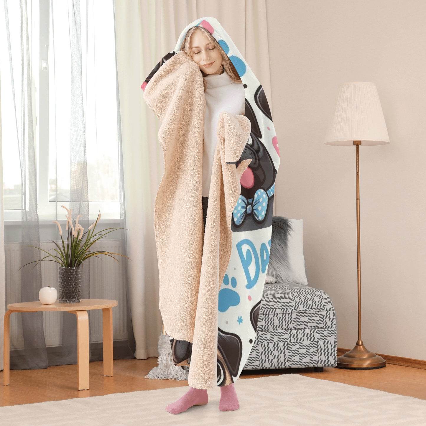 Button - Hooded Blanket