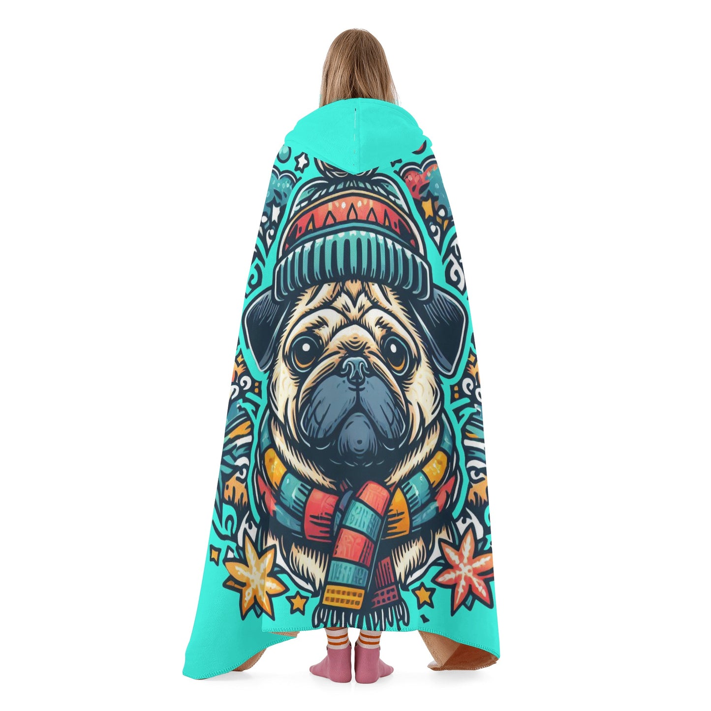 Doodle - Hooded Blanket