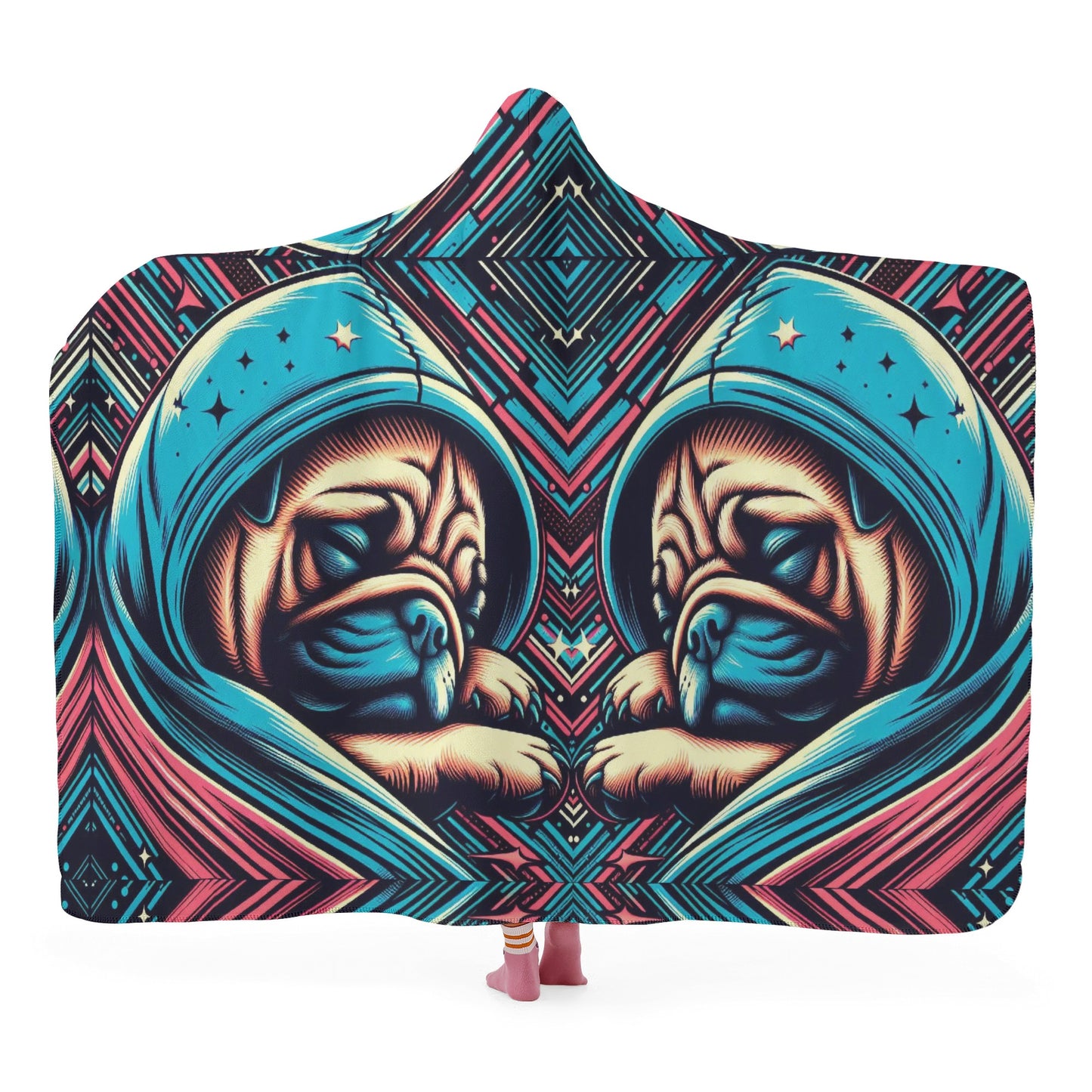 Micro - Hooded Blanket