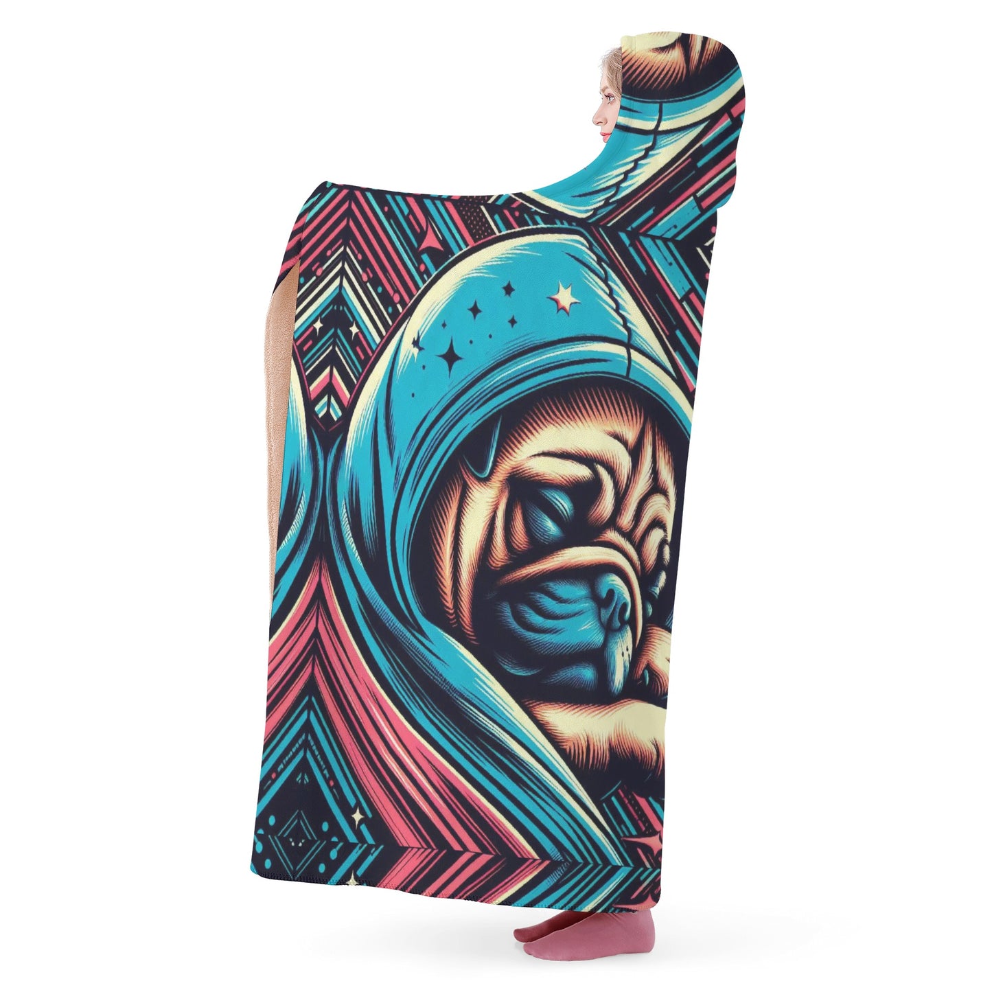 Micro - Hooded Blanket