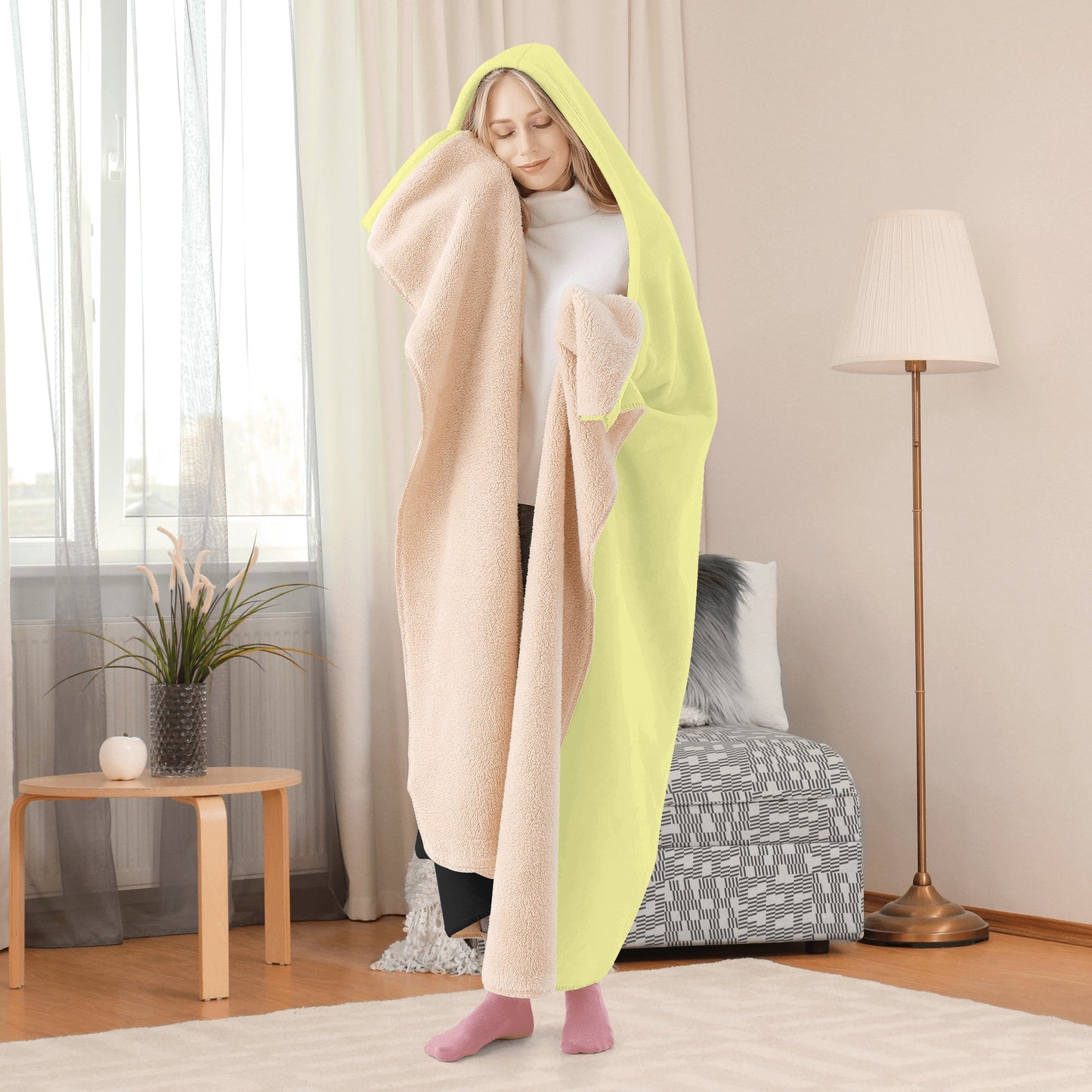 Waffle - Hooded Blanket