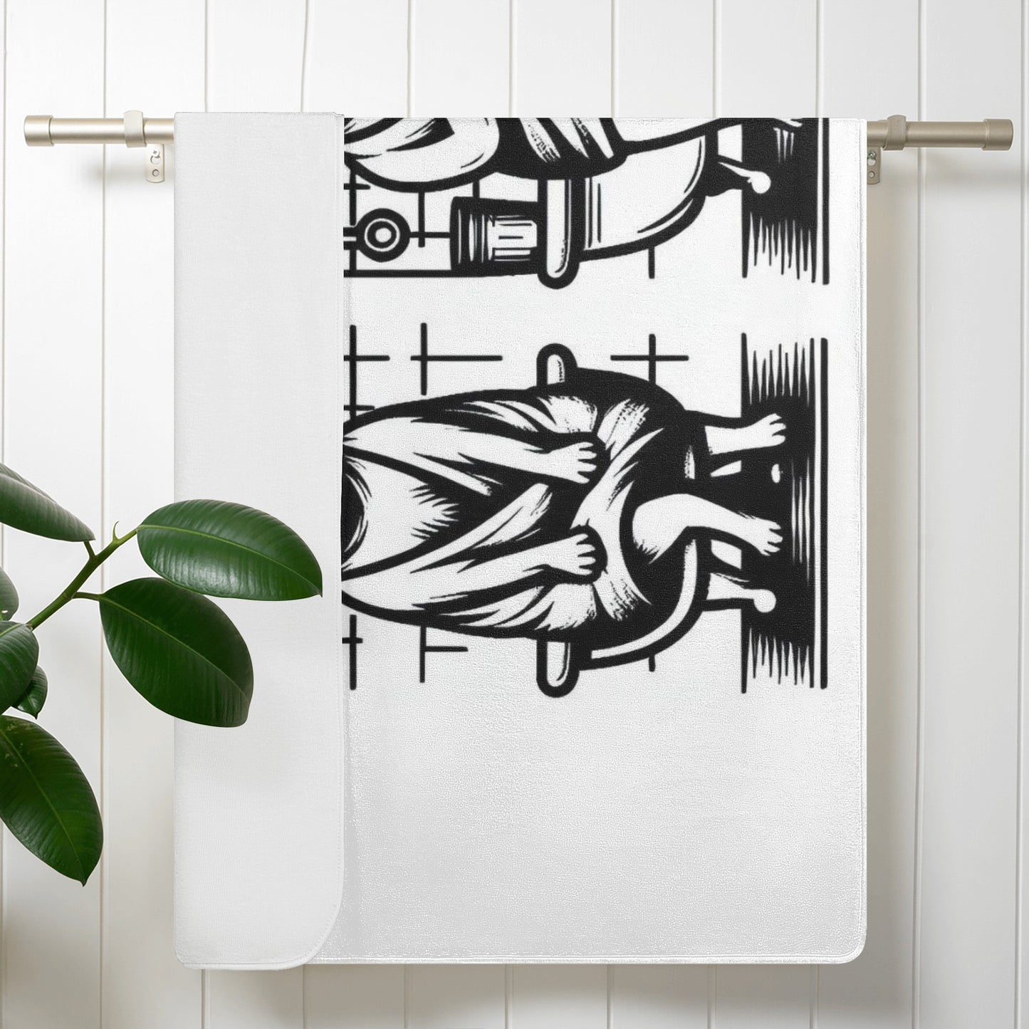 Danger - Bath Towel