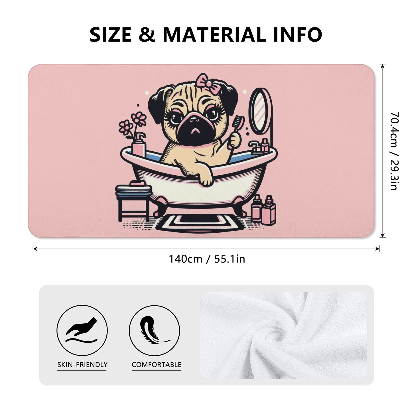Crater - Bath Towel
