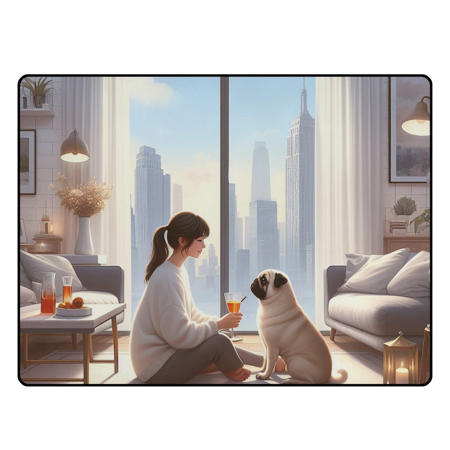 Thimble - Living Room Carpet Rug