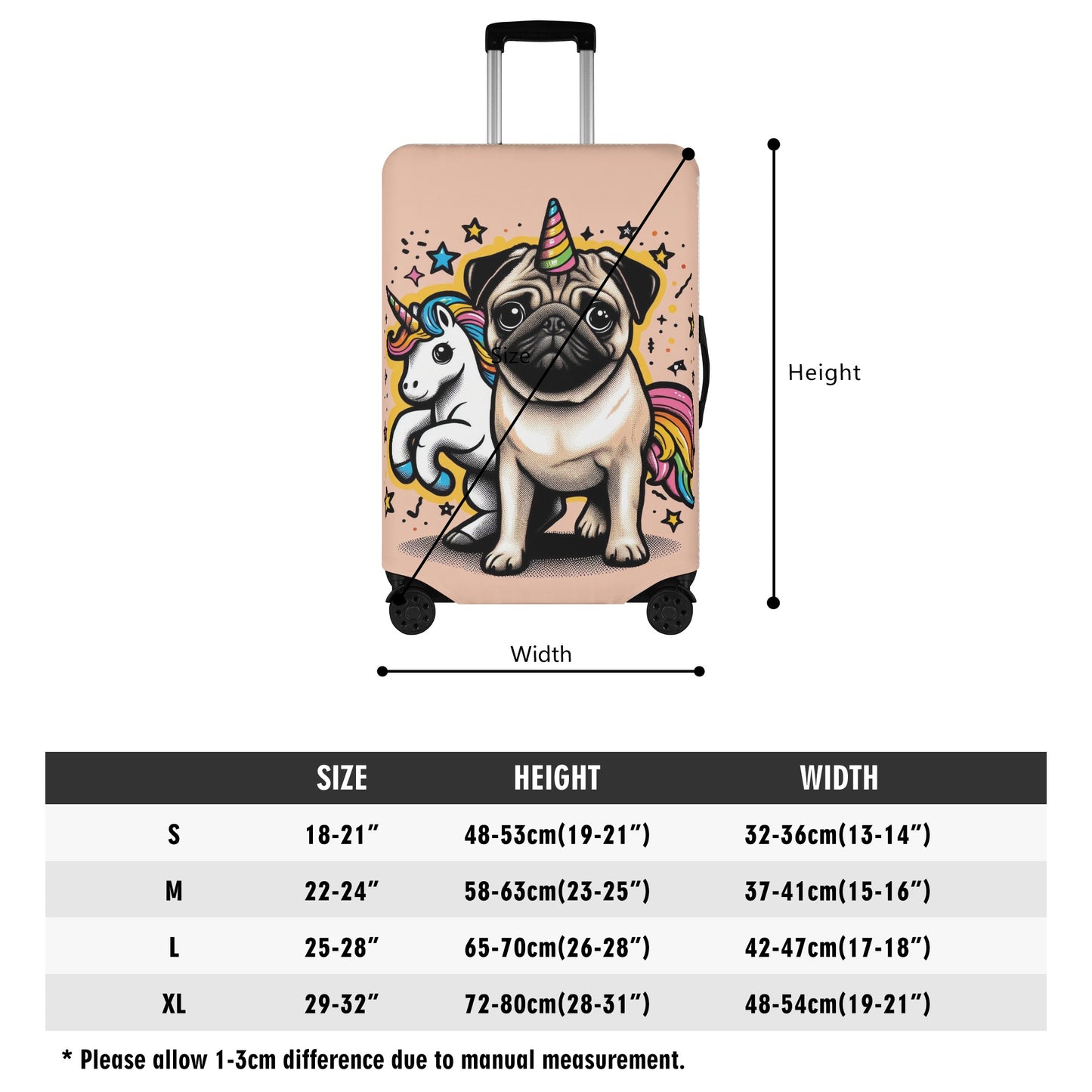 Glitter - Luggage Cover