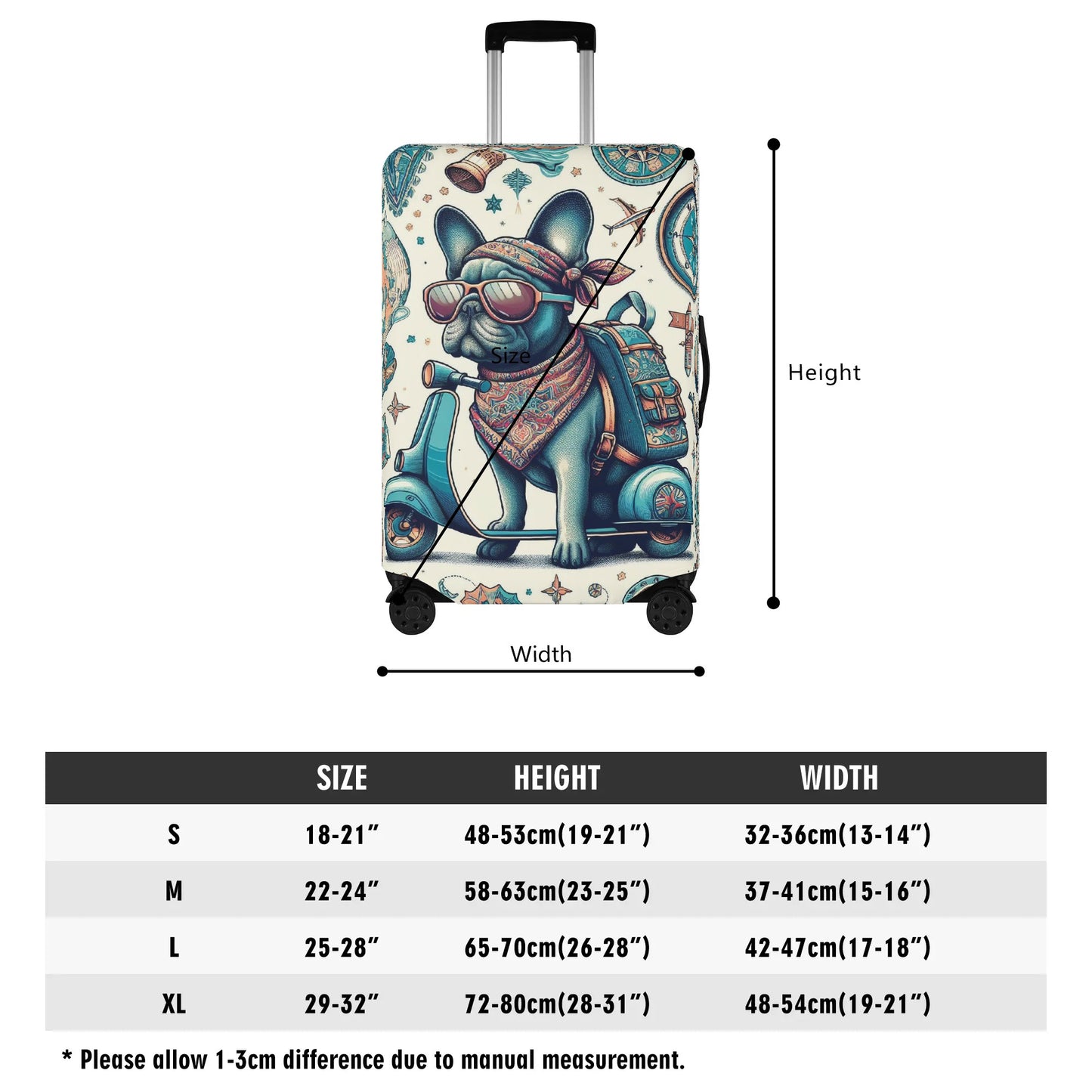 Pixel - Luggage Cover