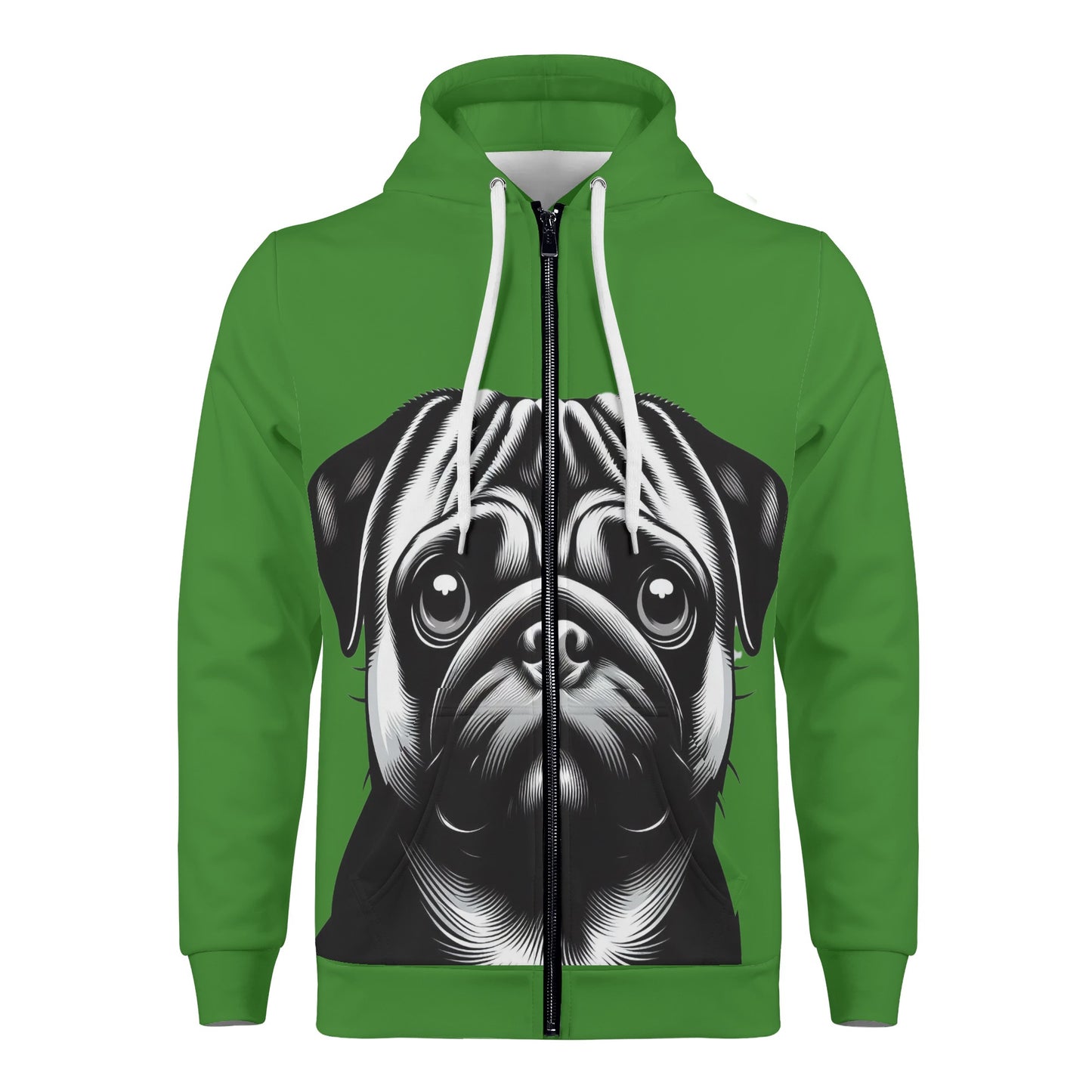 Bark - All Over Print Zip Up Hoodie
