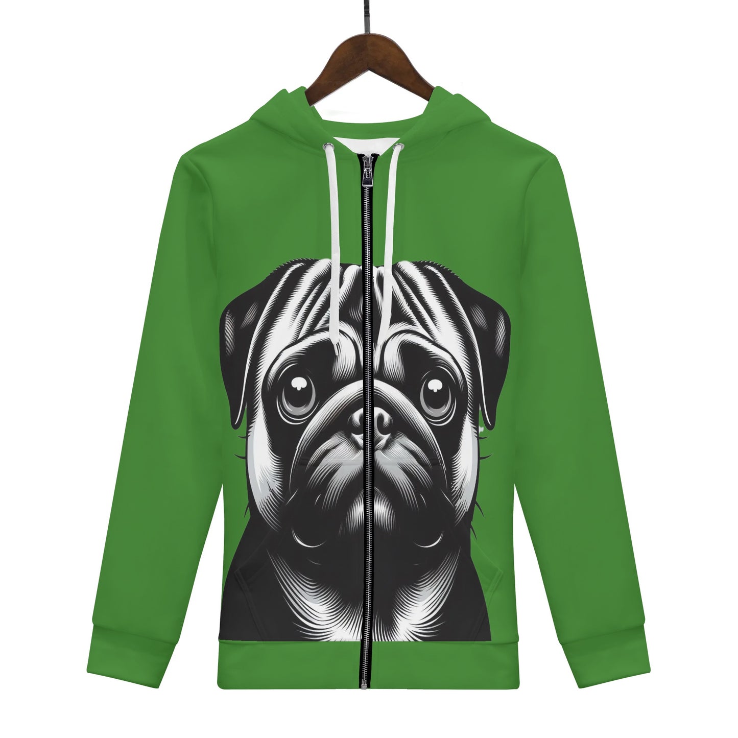 Bark - All Over Print Zip Up Hoodie