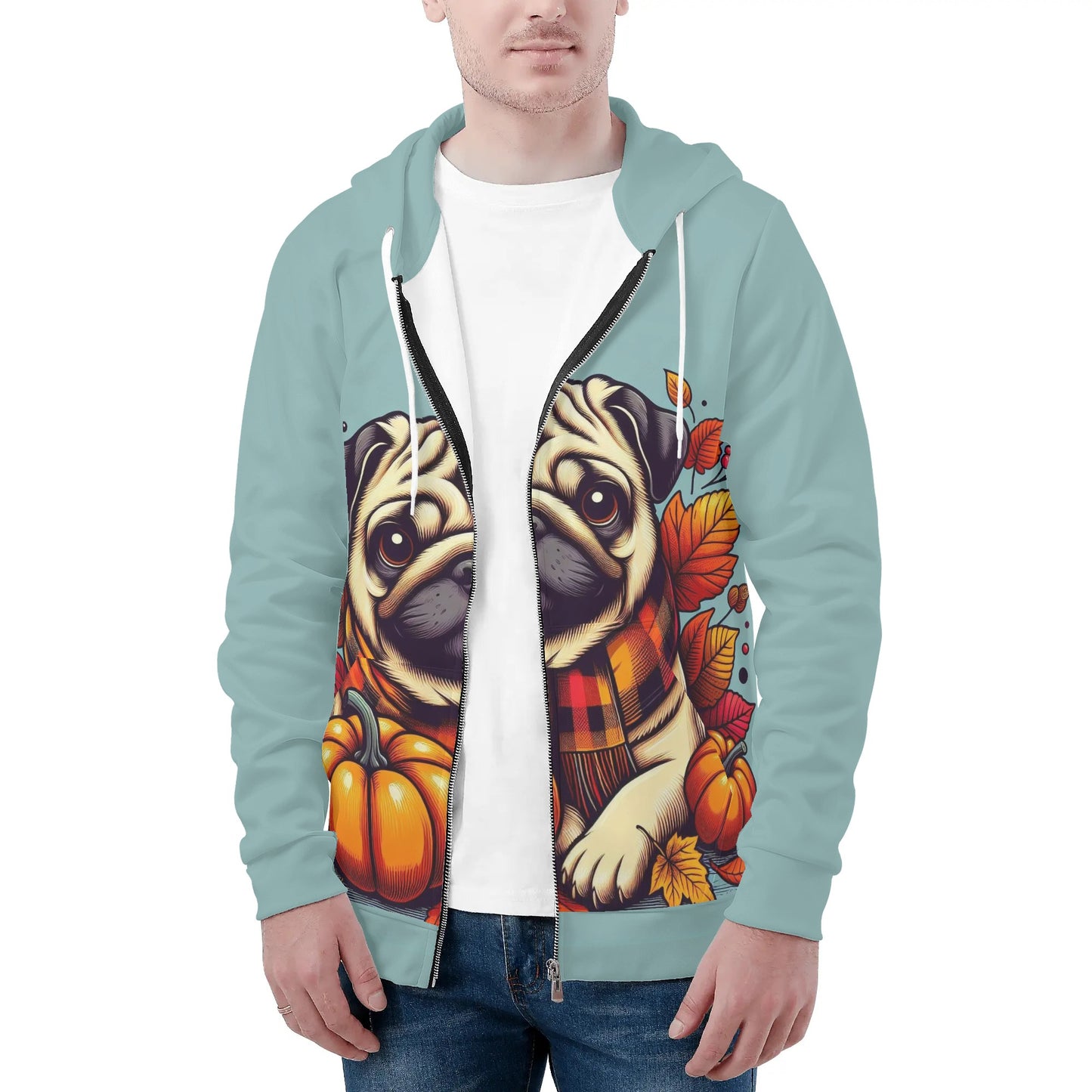 Vast - All Over Print Zip Up Hoodie