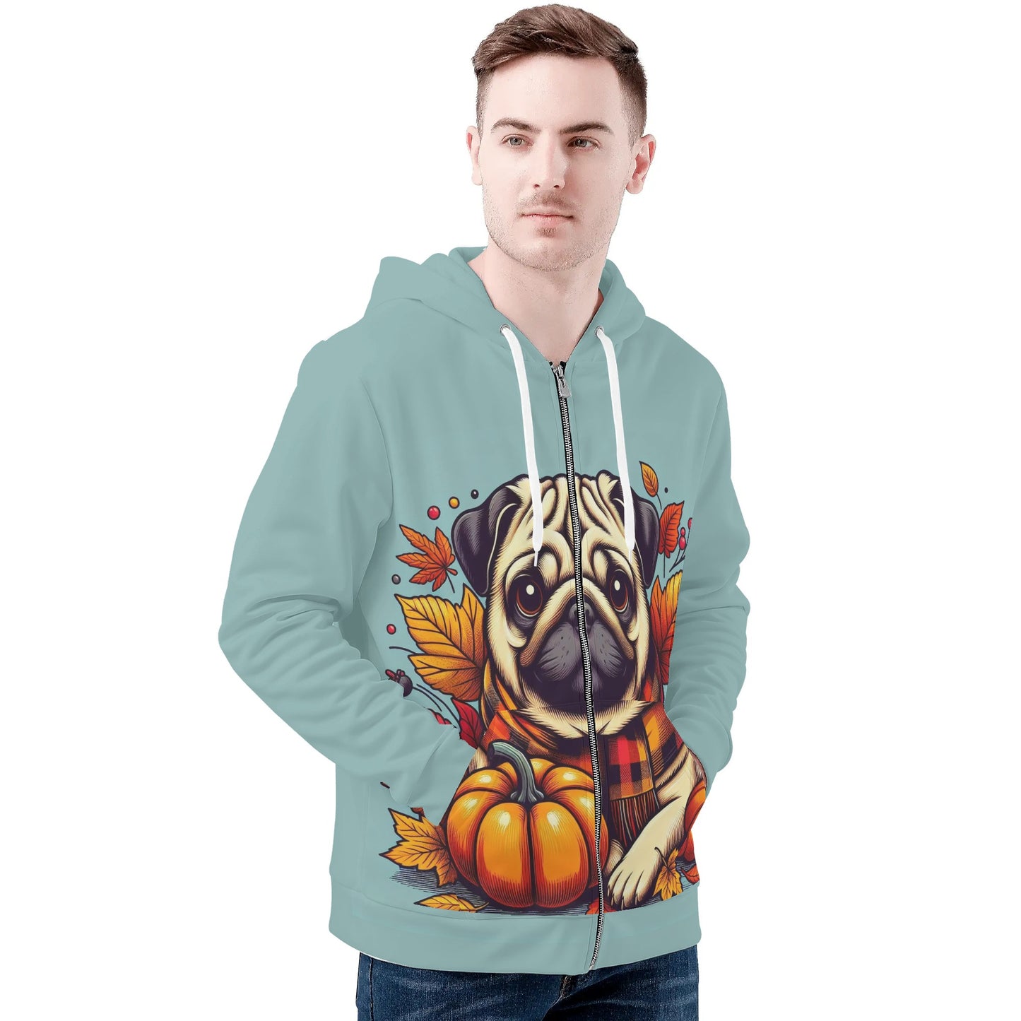 Vast - All Over Print Zip Up Hoodie