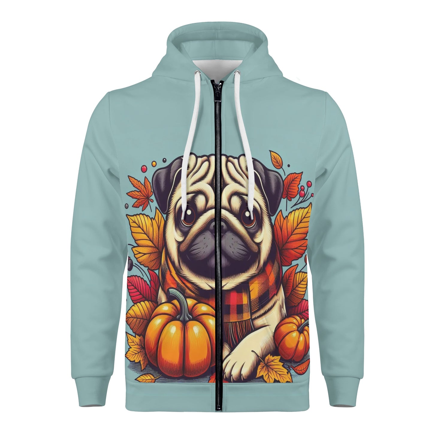 Vast - All Over Print Zip Up Hoodie