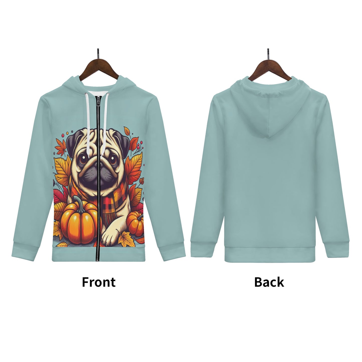 Vast - All Over Print Zip Up Hoodie