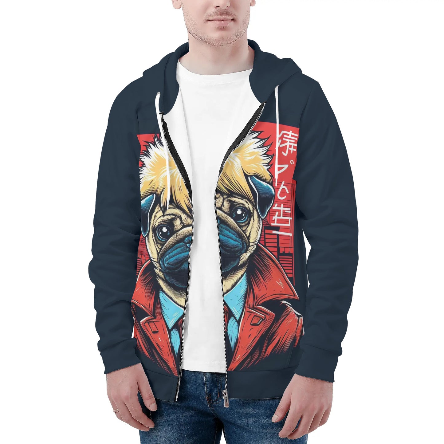 Ursa - All Over Print Zip Up Hoodie