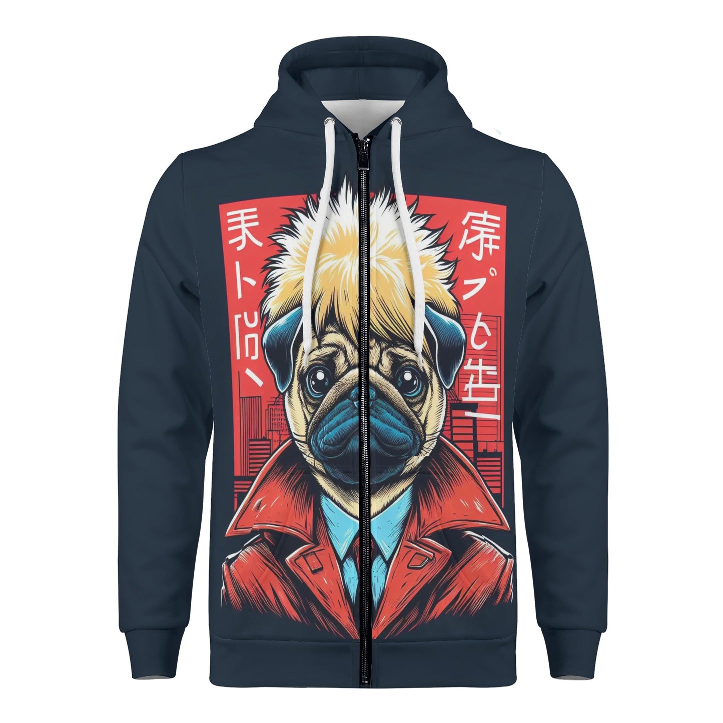 Ursa - All Over Print Zip Up Hoodie
