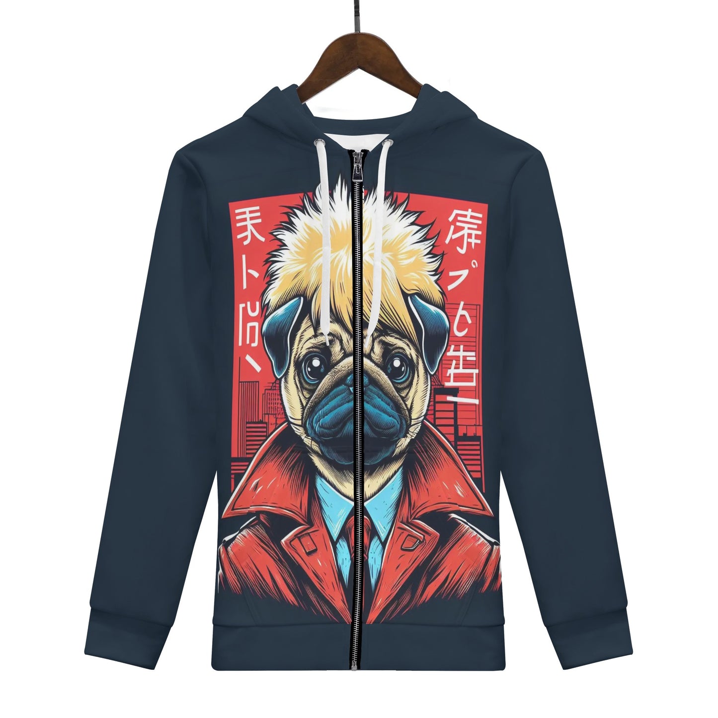 Ursa - All Over Print Zip Up Hoodie