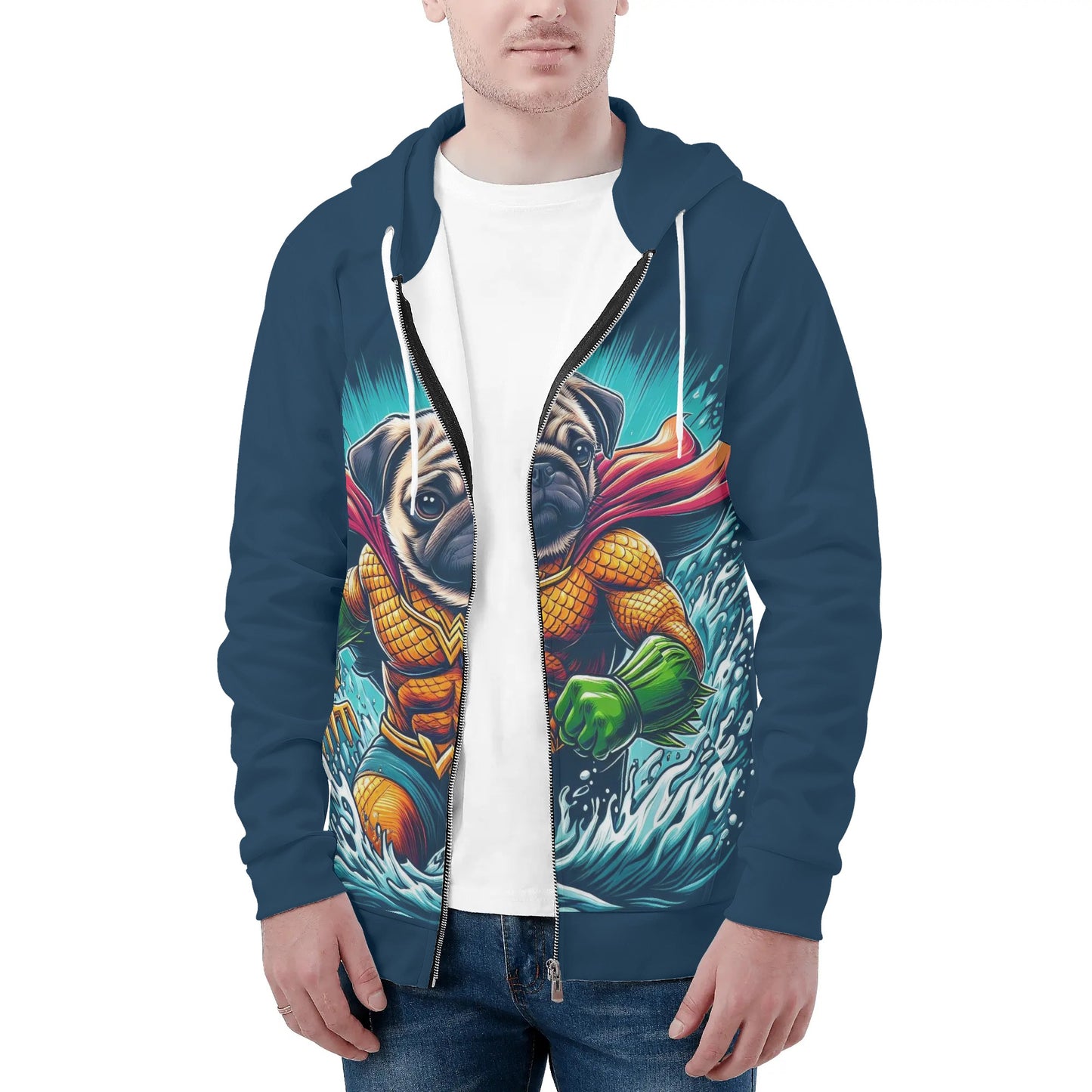 Thunder - All Over Print Zip Up Hoodie