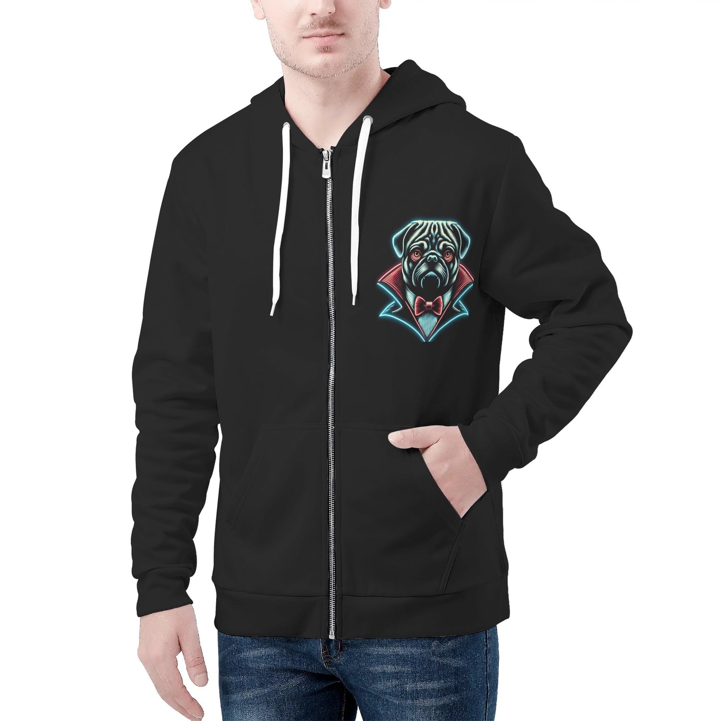 Sumo - All Over Print Zip Up Hoodie