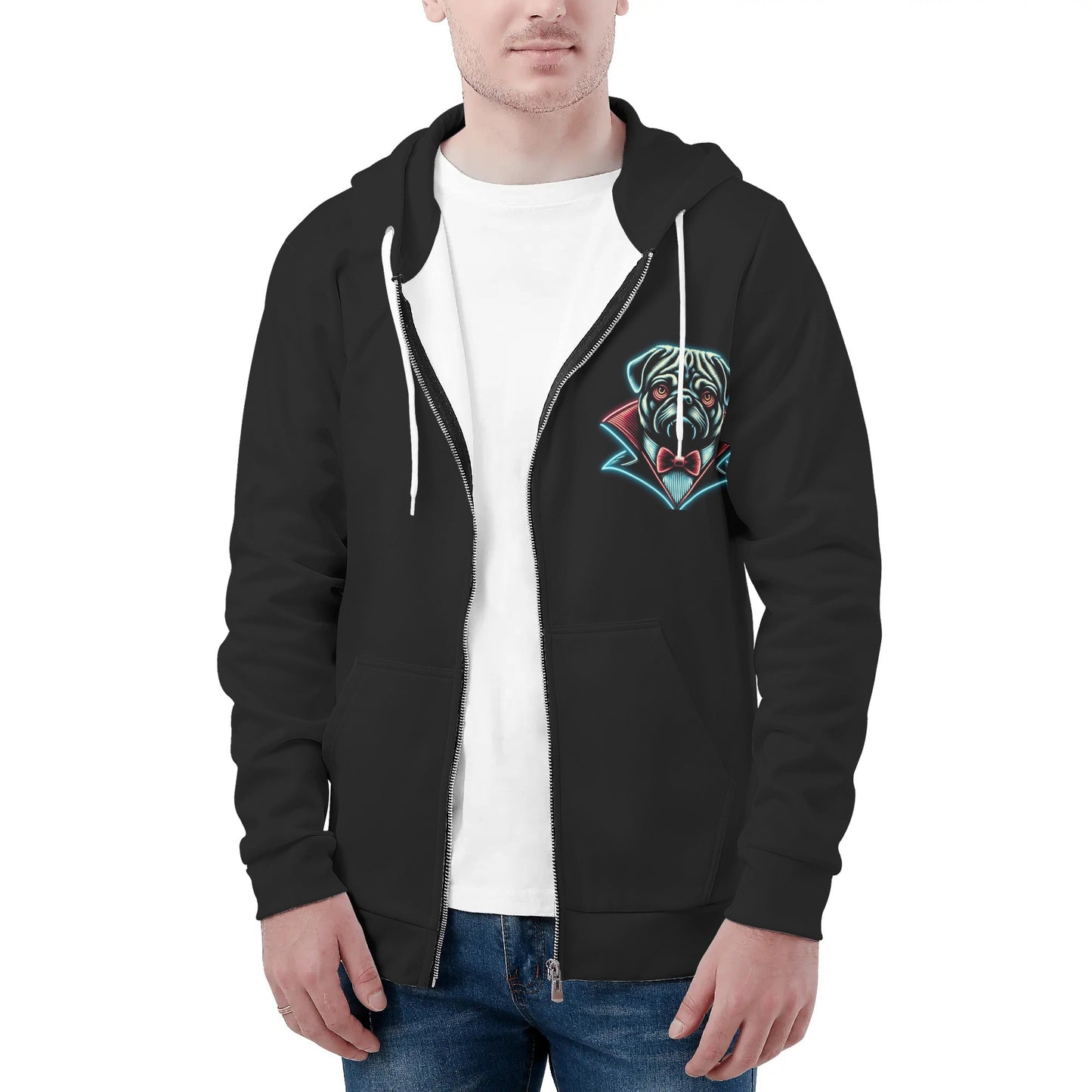 Sumo - All Over Print Zip Up Hoodie