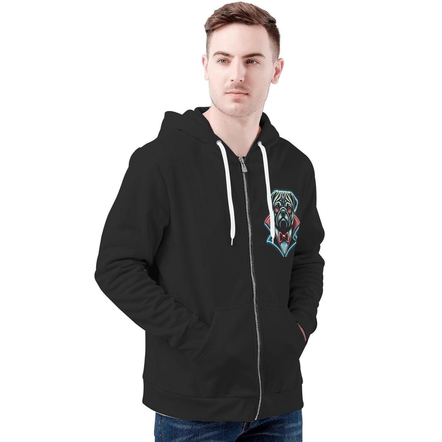 Sumo - All Over Print Zip Up Hoodie
