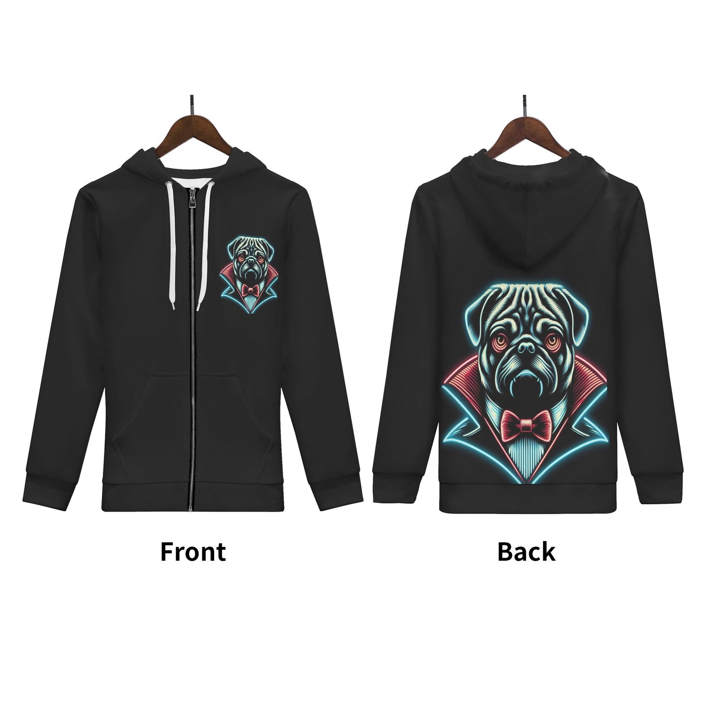 Sumo - All Over Print Zip Up Hoodie