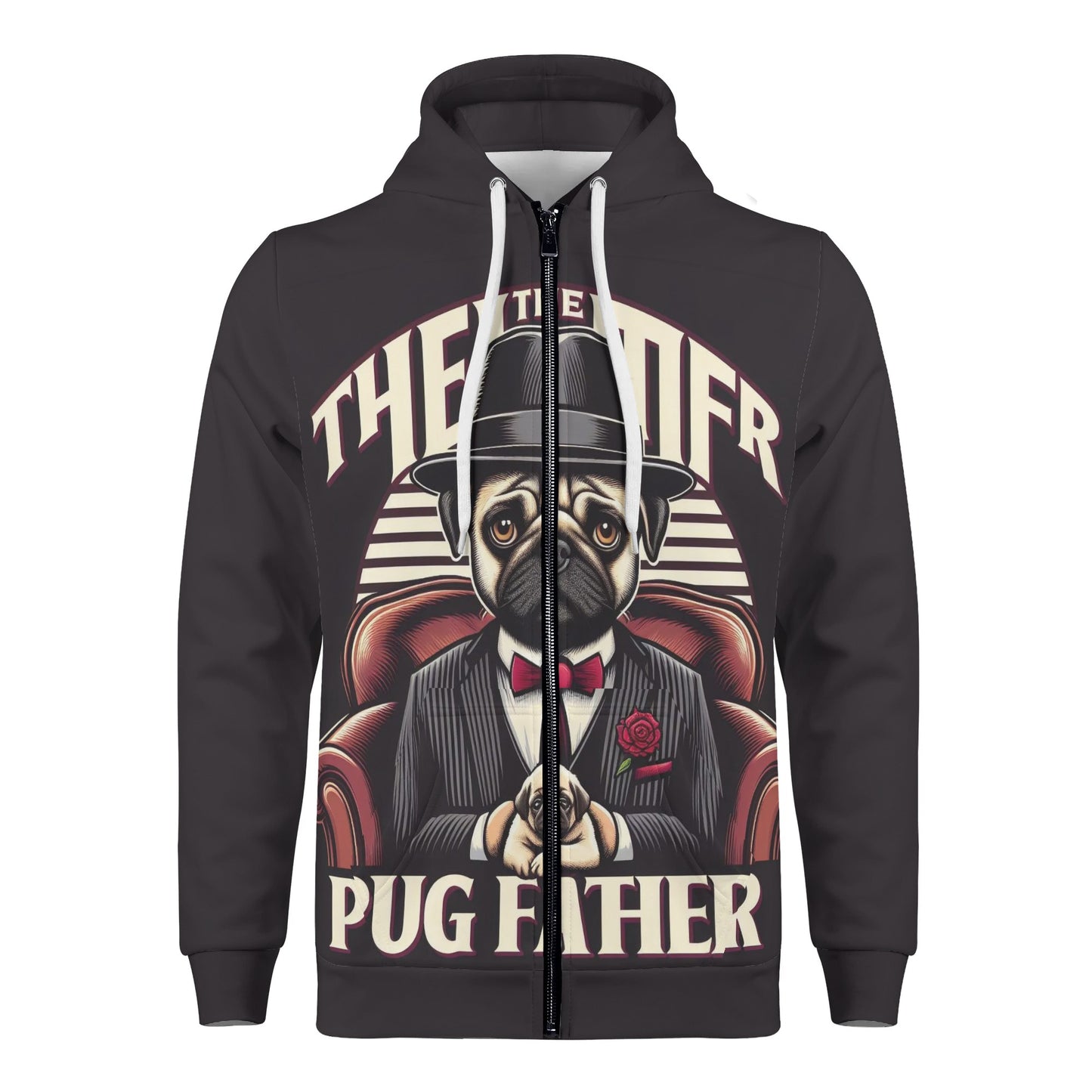 Mondo - All Over Print Zip Up Hoodie