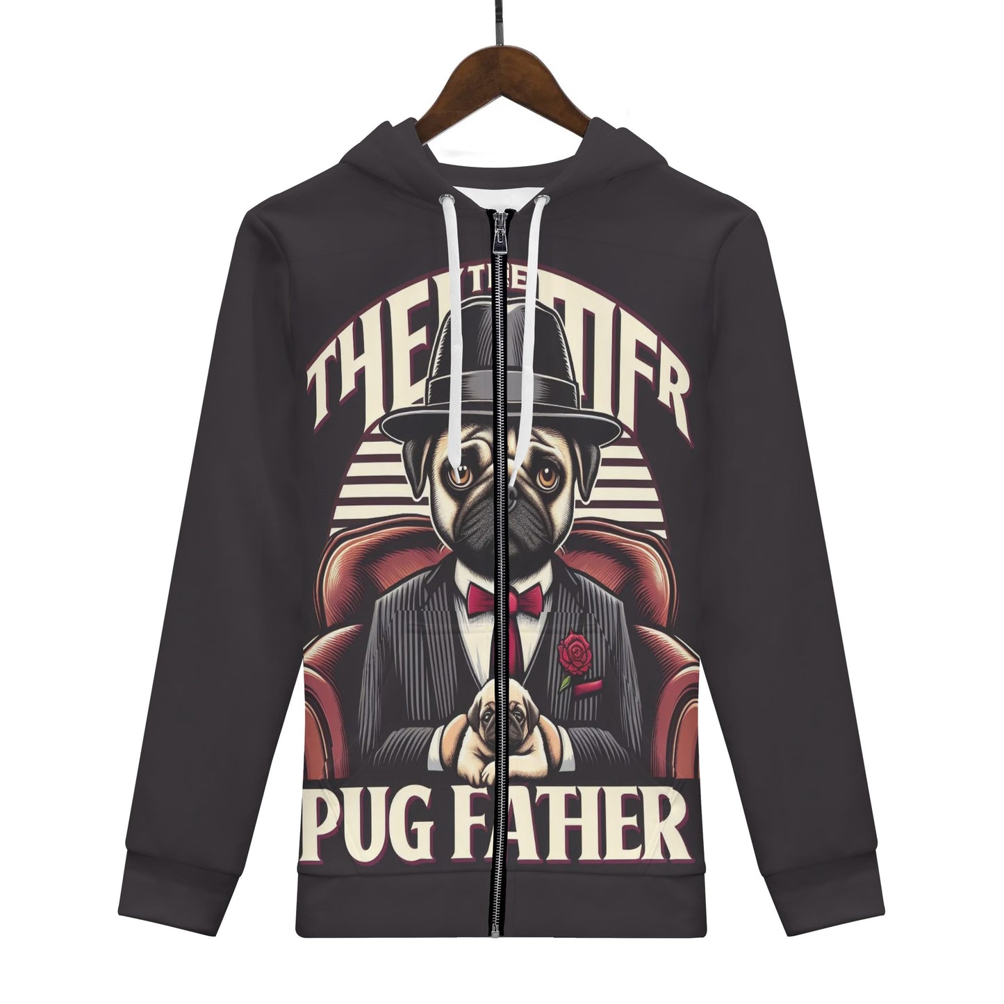 Mondo - All Over Print Zip Up Hoodie