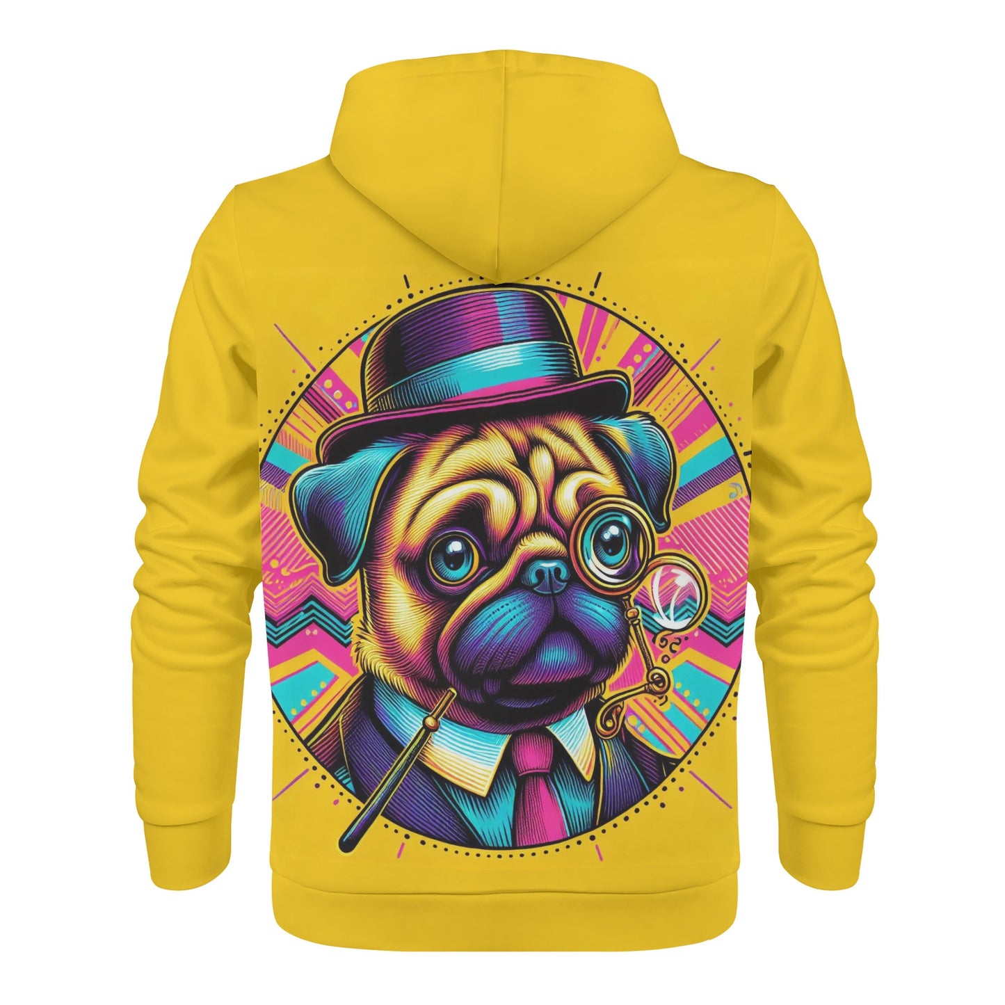 Mojo - All Over Print Zip Up Hoodie