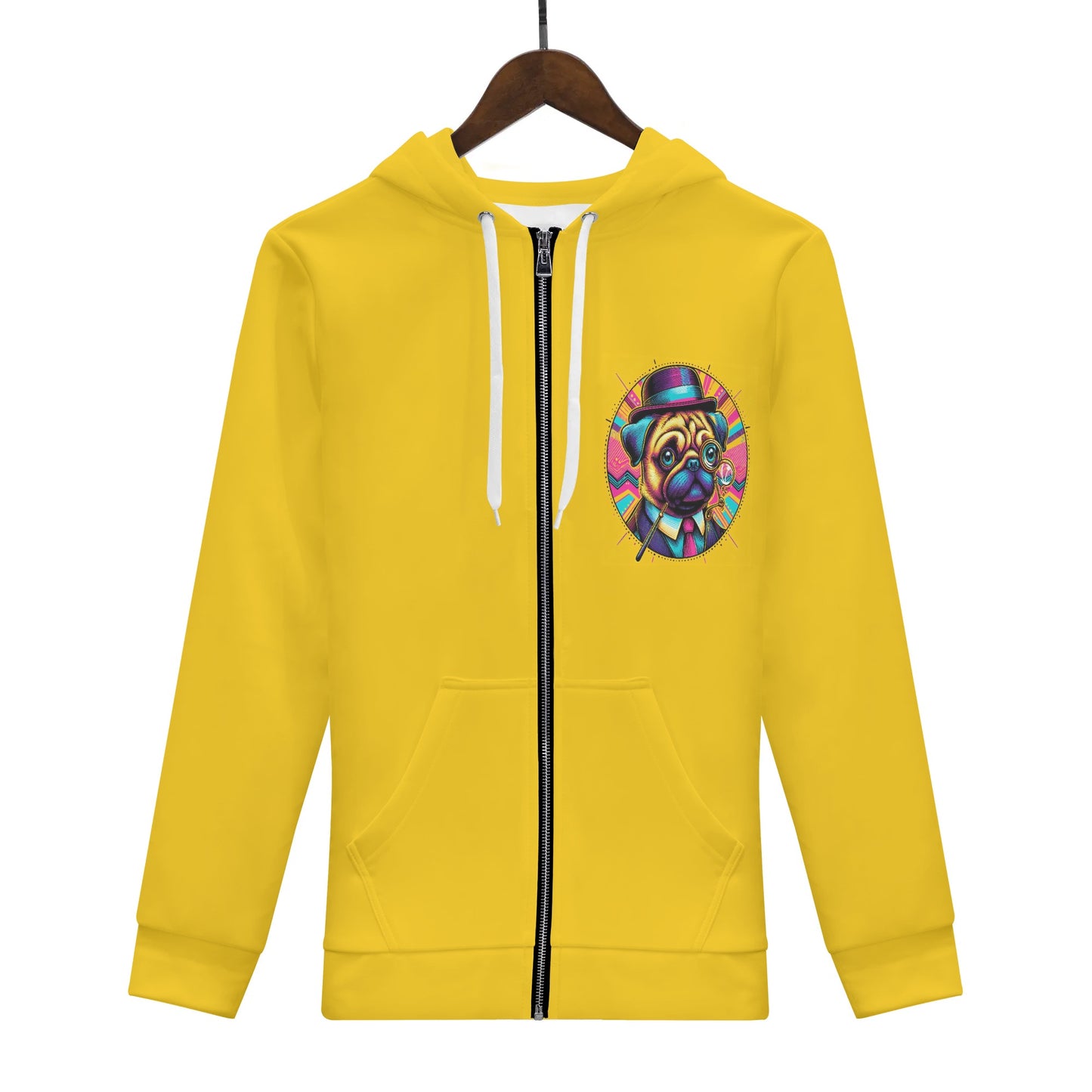 Mojo - All Over Print Zip Up Hoodie