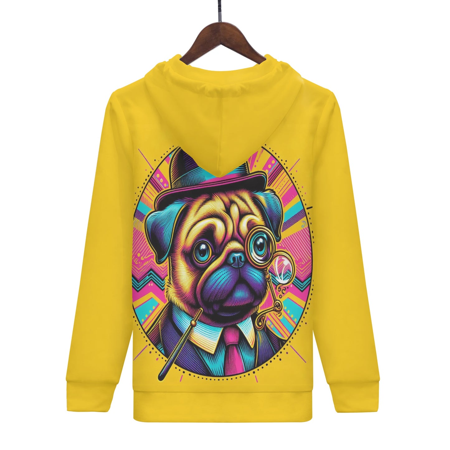 Mojo - All Over Print Zip Up Hoodie