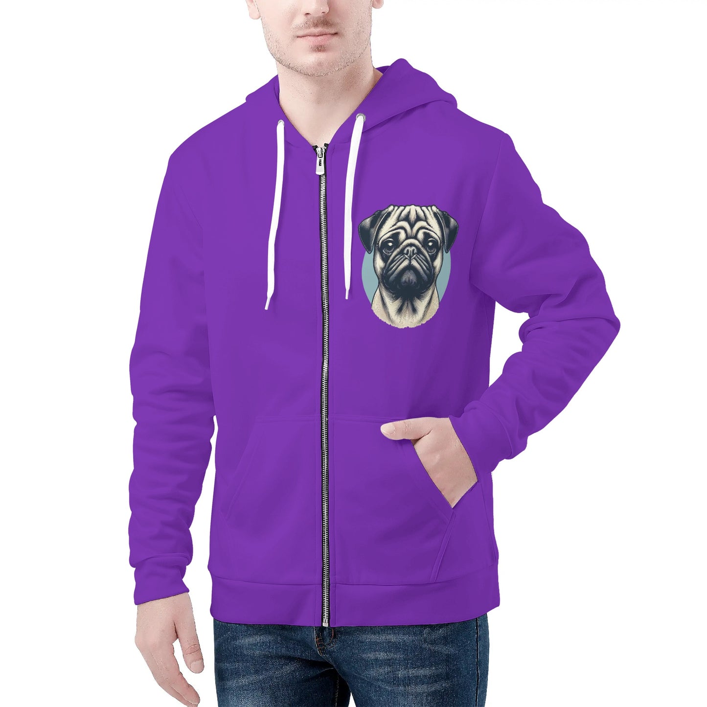 Kodiak - All Over Print Zip Up Hoodie