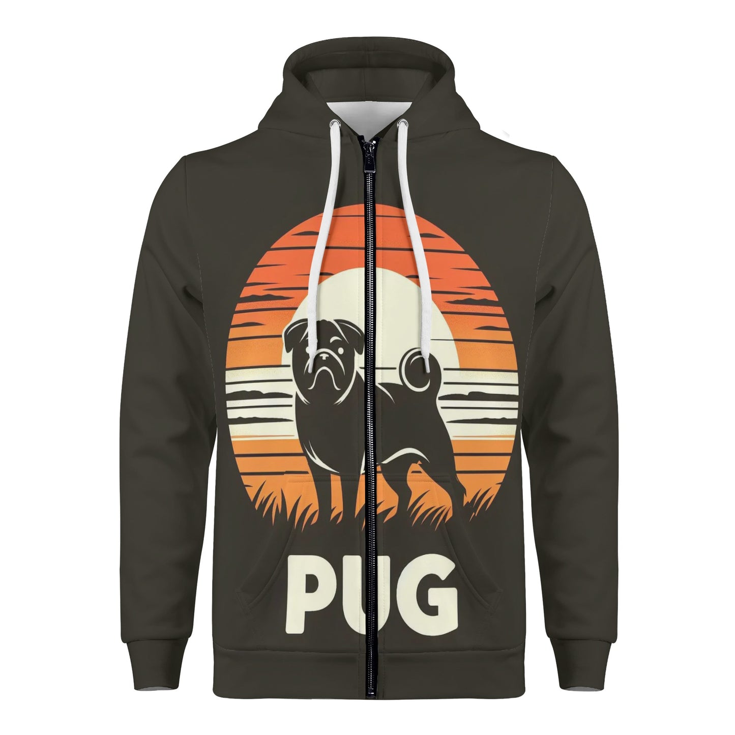 Jumbo - All Over Print Zip Up Hoodie