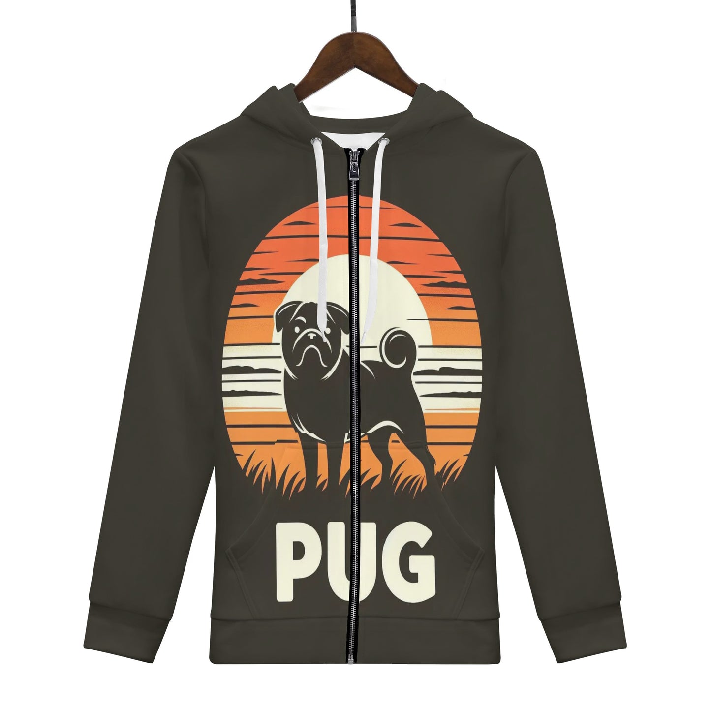 Jumbo - All Over Print Zip Up Hoodie