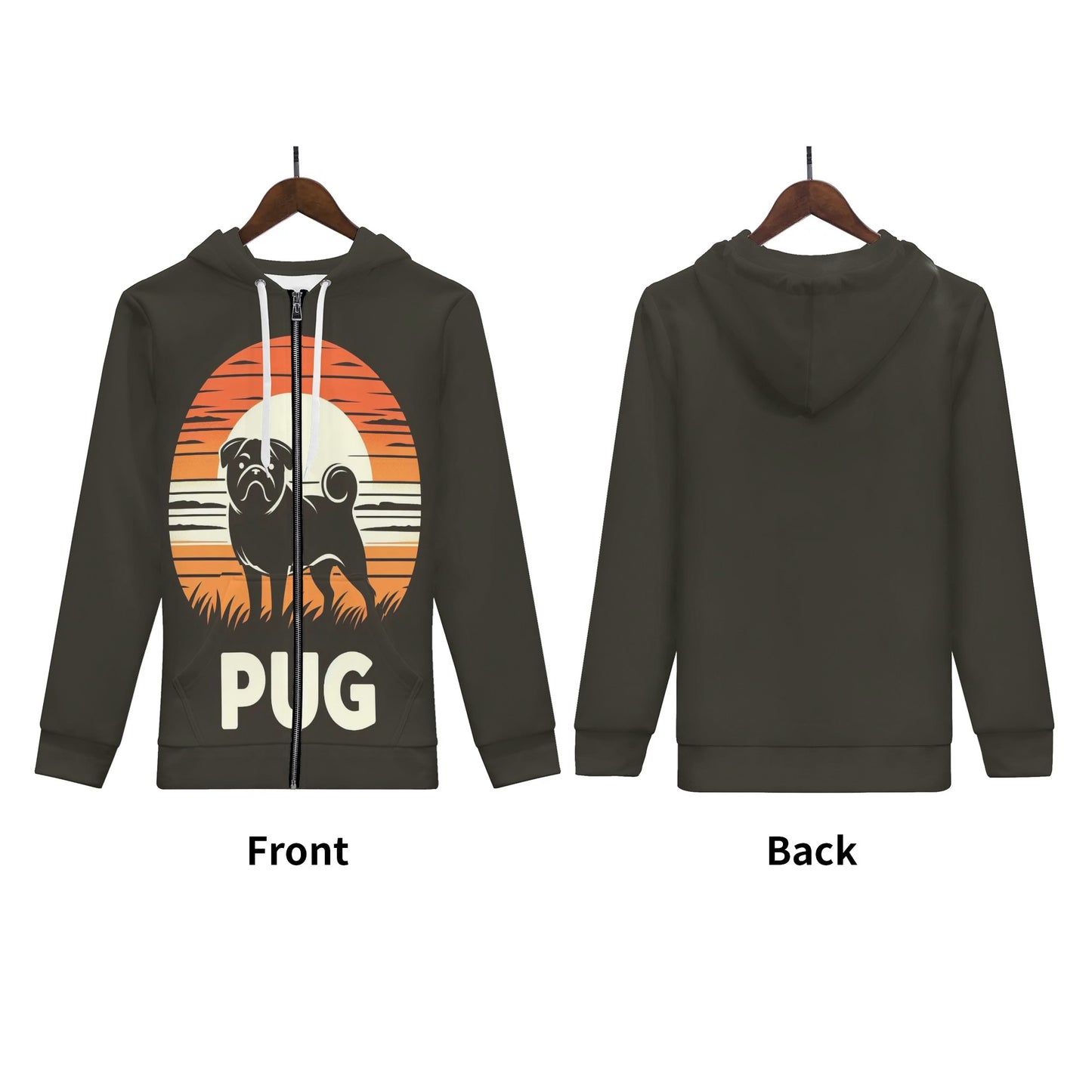 Jumbo - All Over Print Zip Up Hoodie