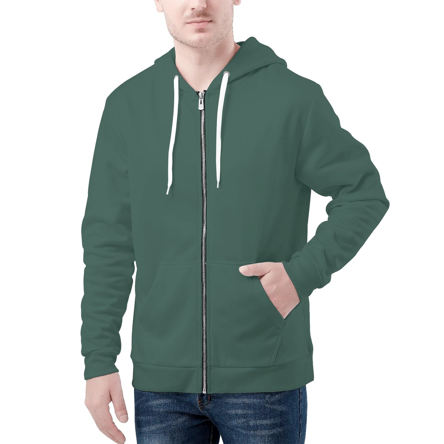 Hilltop - All Over Print Zip Up Hoodie
