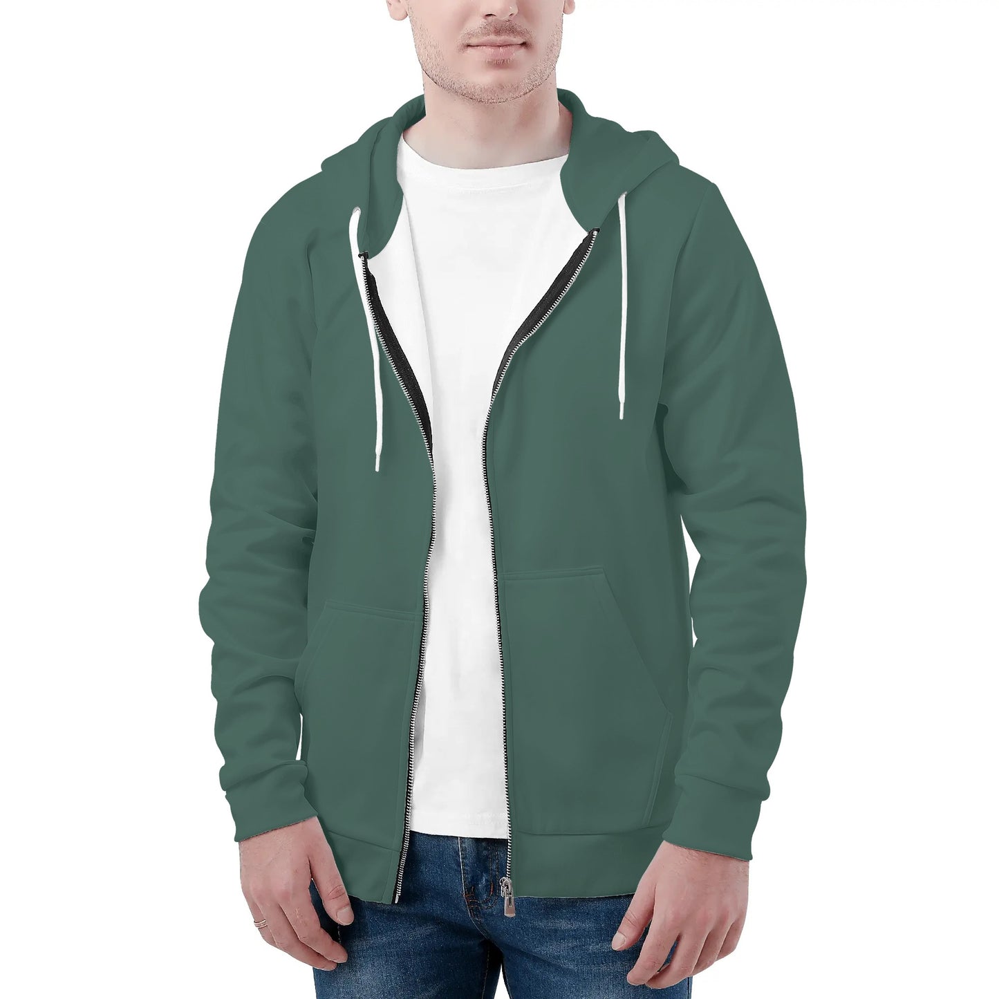 Hilltop - All Over Print Zip Up Hoodie