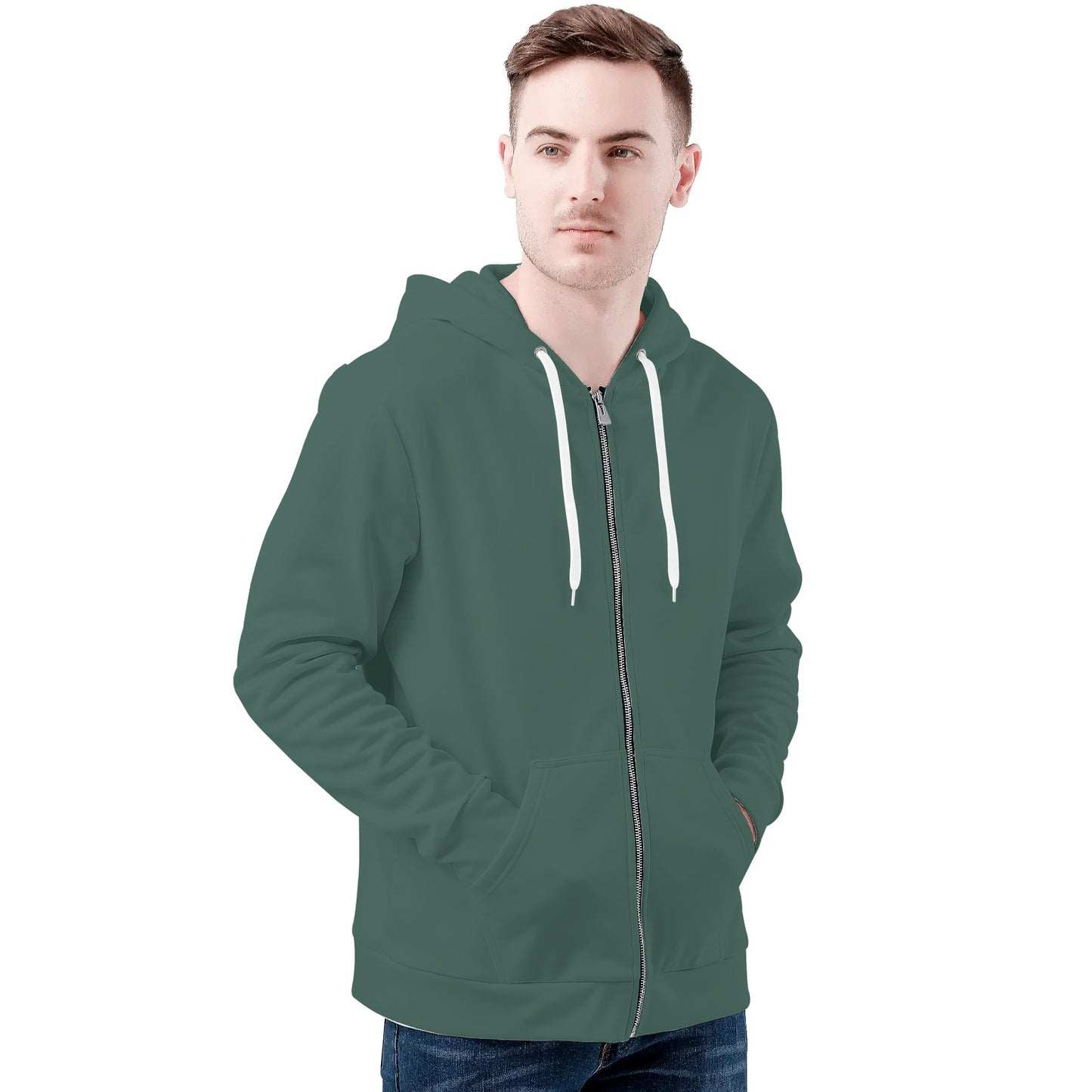 Hilltop - All Over Print Zip Up Hoodie