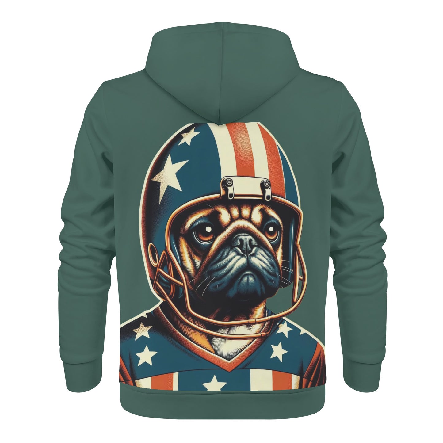 Hilltop - All Over Print Zip Up Hoodie