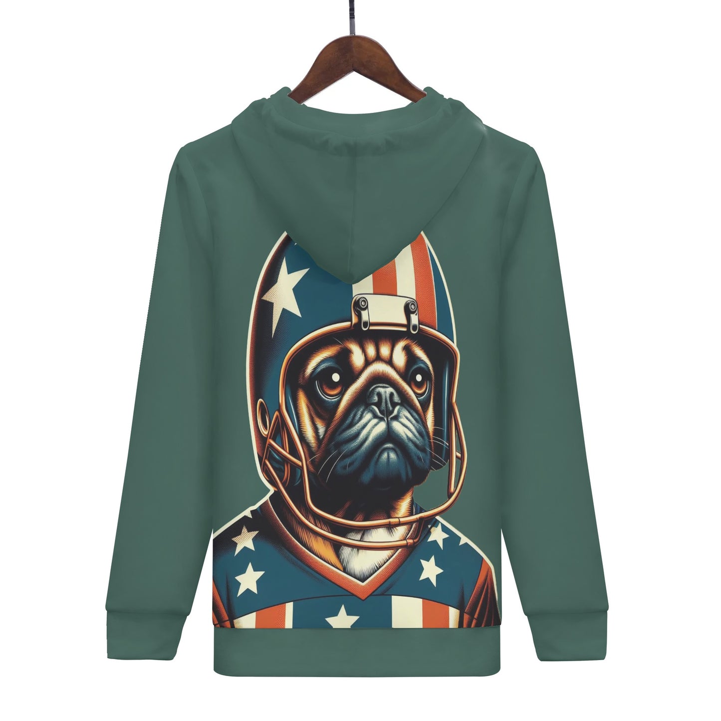 Hilltop - All Over Print Zip Up Hoodie