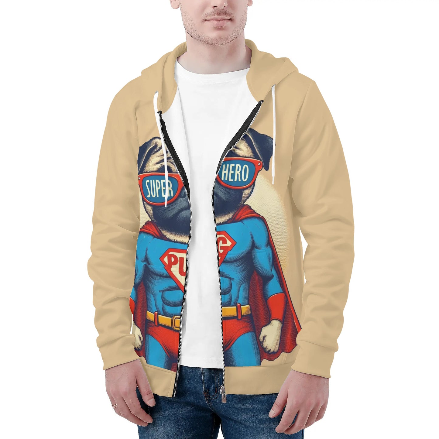 Dozer - All Over Print Zip Up Hoodie