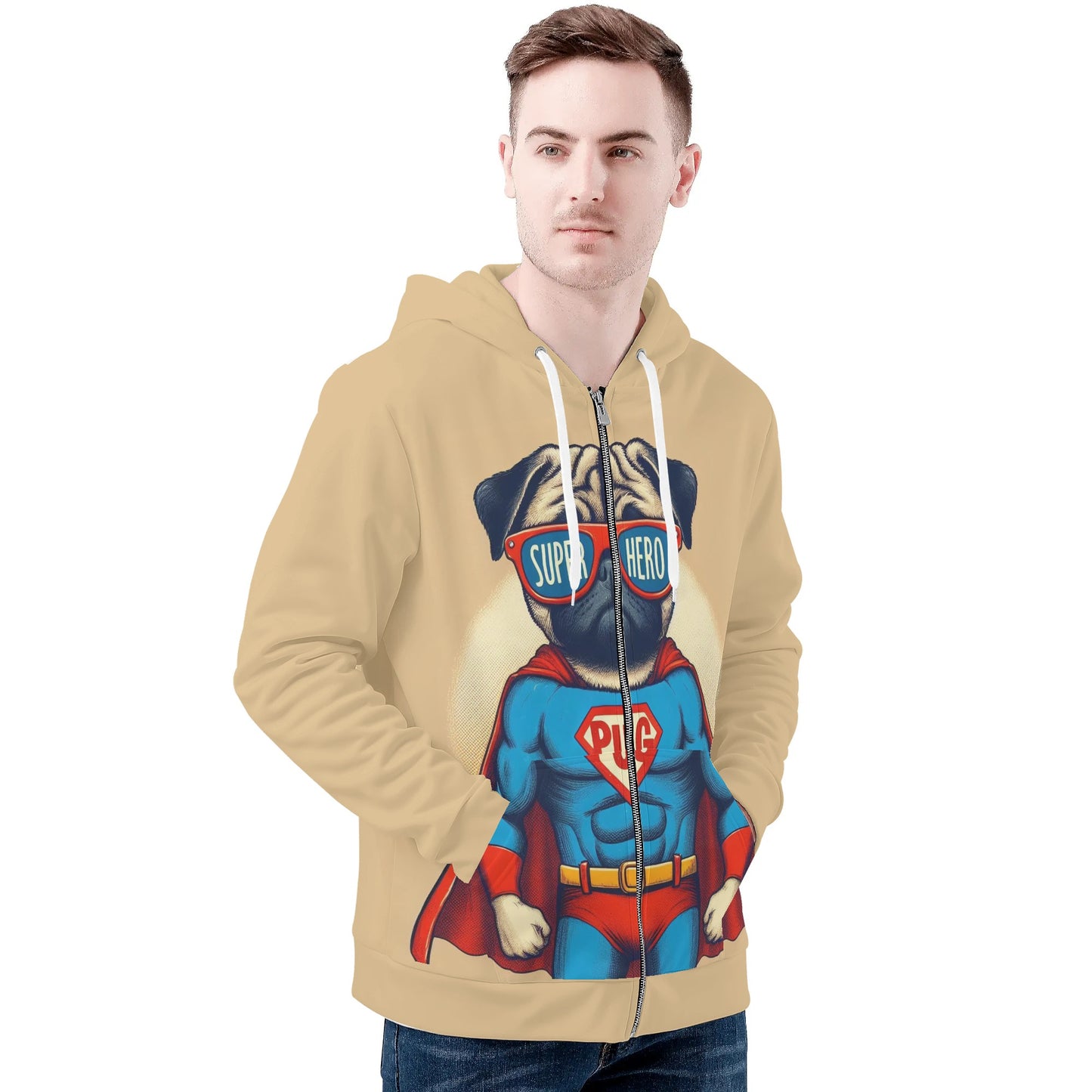 Dozer - All Over Print Zip Up Hoodie