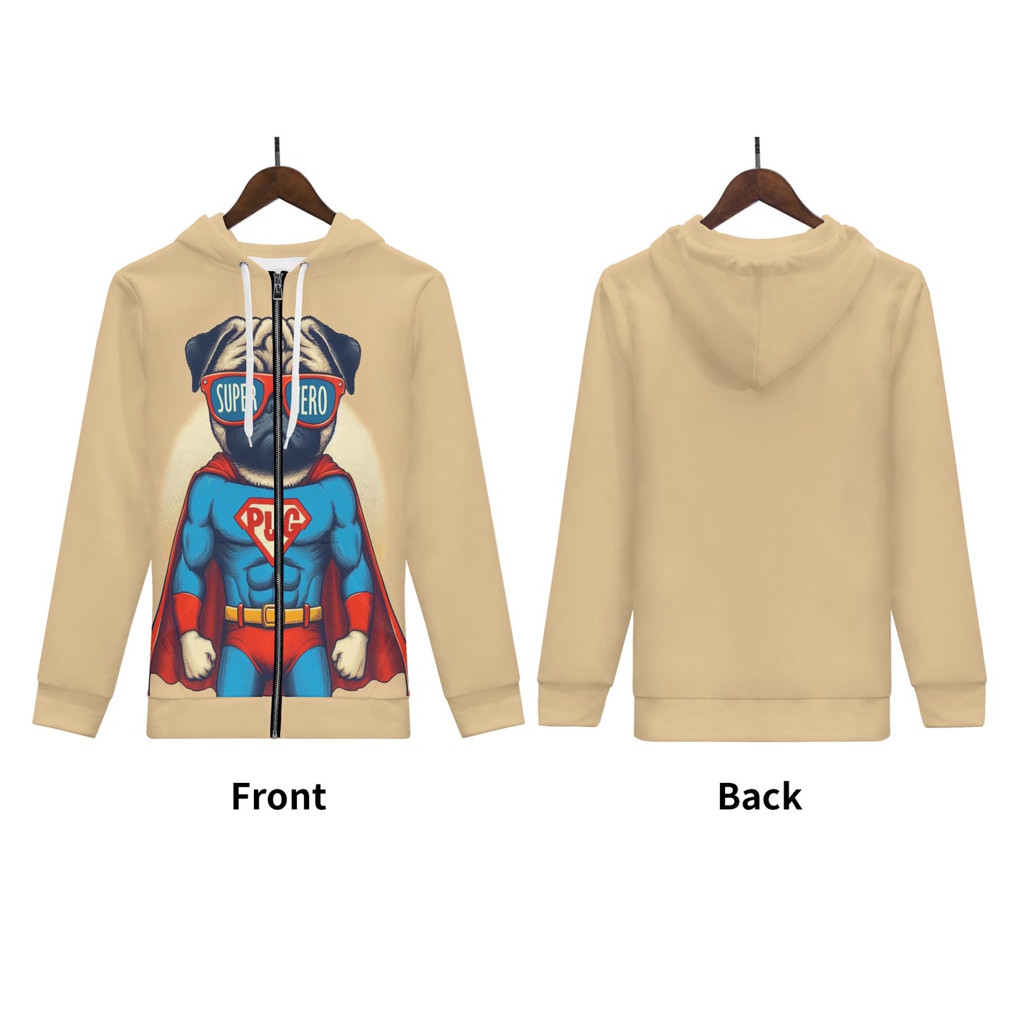 Dozer - All Over Print Zip Up Hoodie