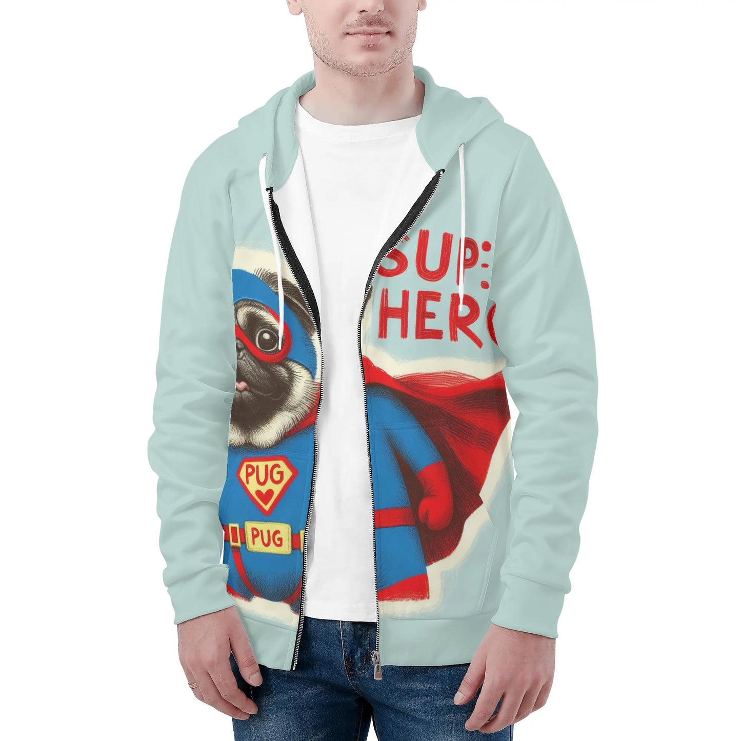 Crush - All Over Print Zip Up Hoodie