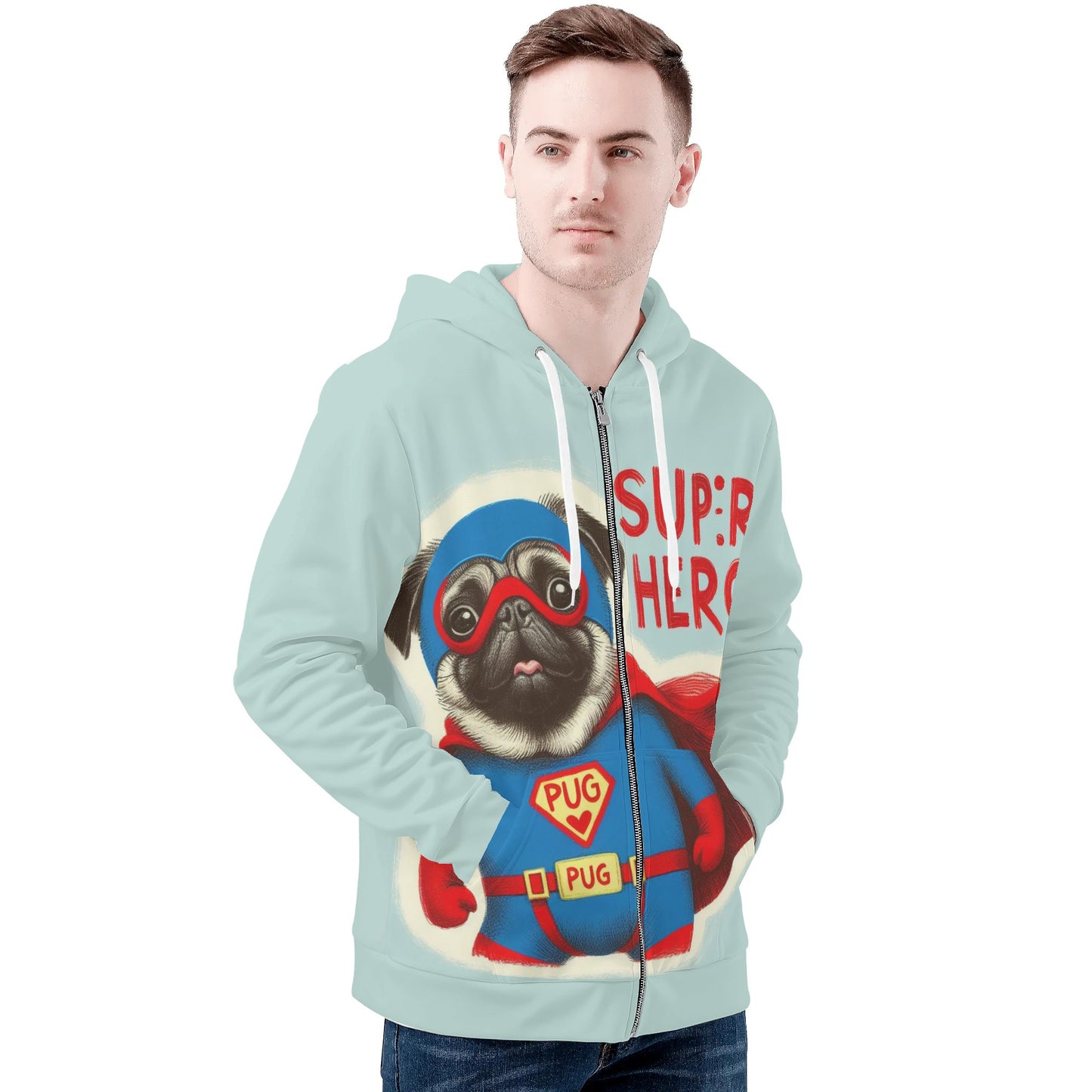 Crush - All Over Print Zip Up Hoodie