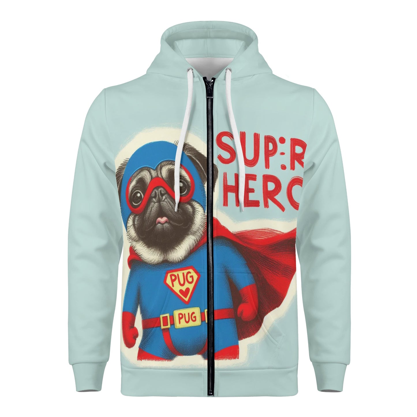 Crush - All Over Print Zip Up Hoodie