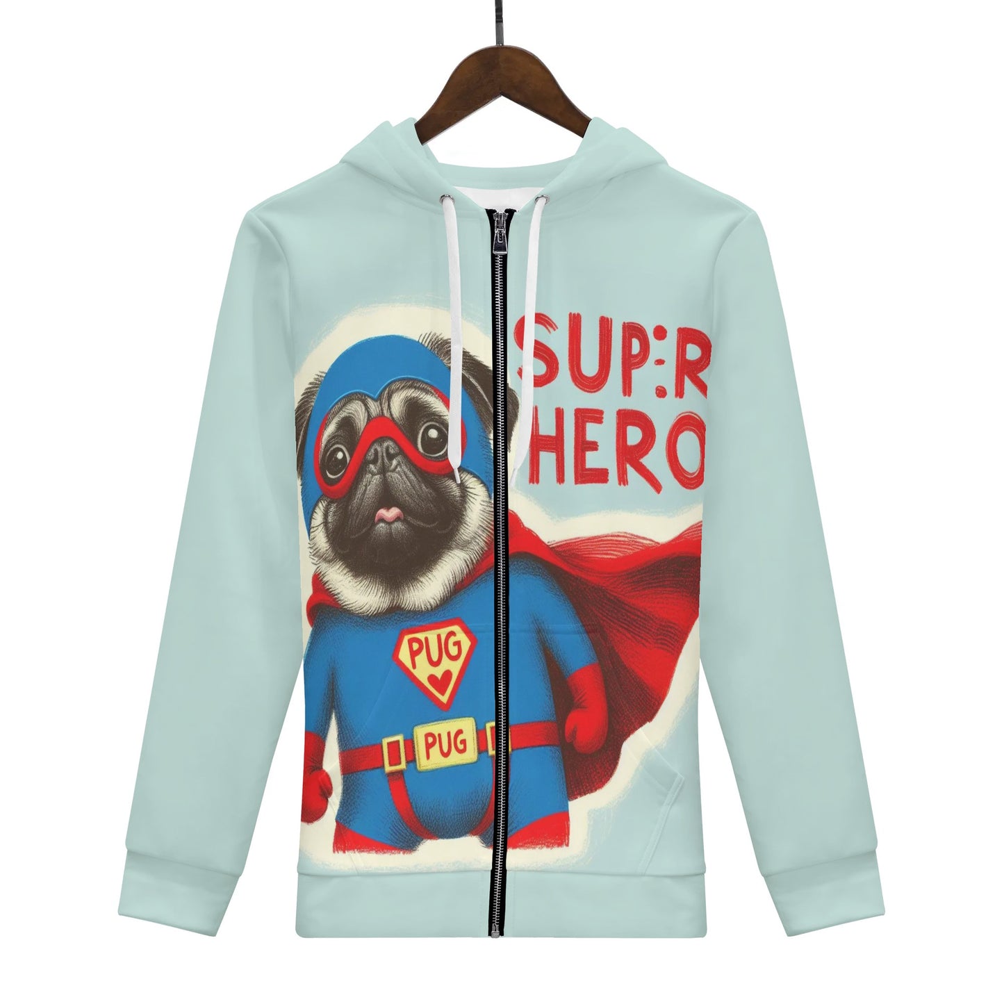 Crush - All Over Print Zip Up Hoodie